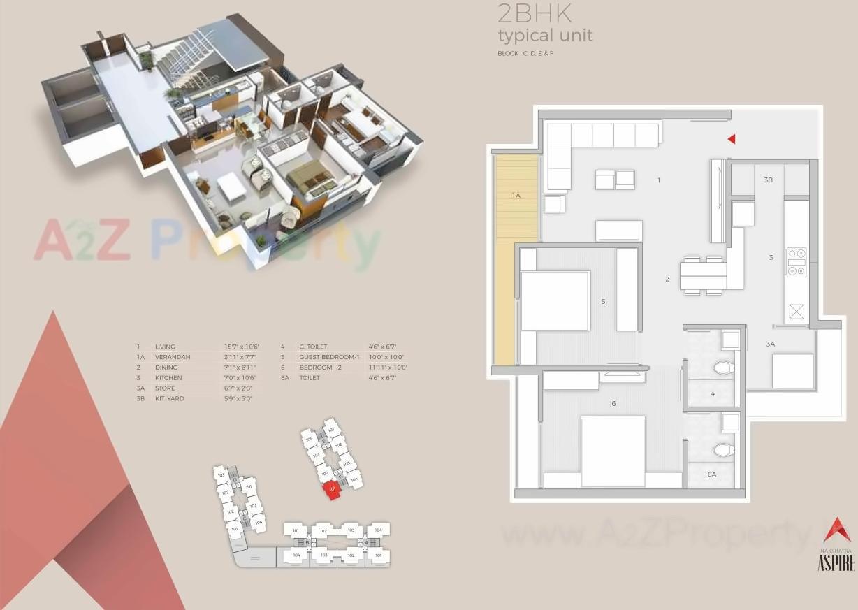 Layout of real estate project Nakshatra Aspire located at Vatva, Ahmedabad, Gujarat