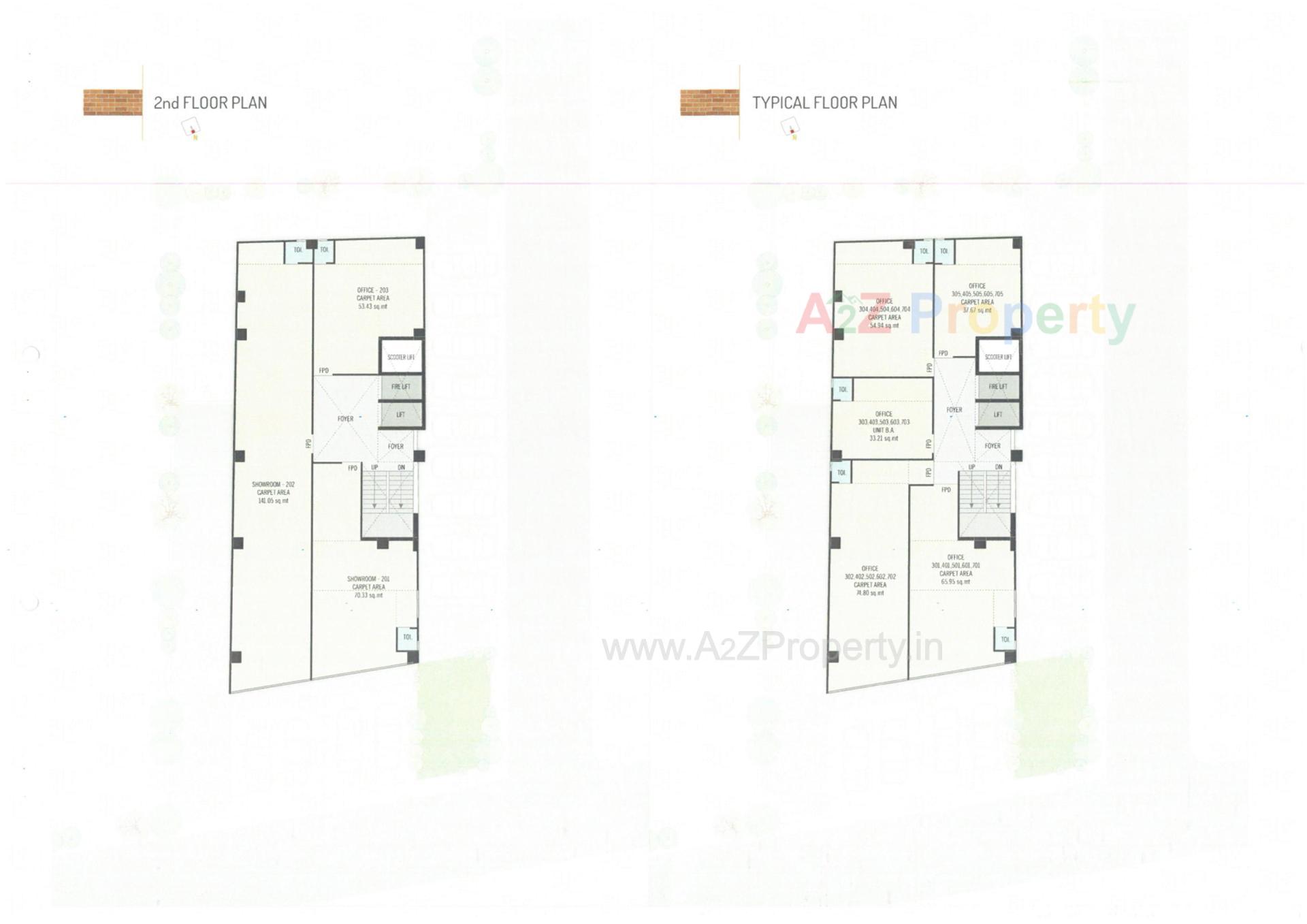 Layout of real estate project Nakshatra Biz located at Ahmedabad, Ahmedabad, Gujarat
