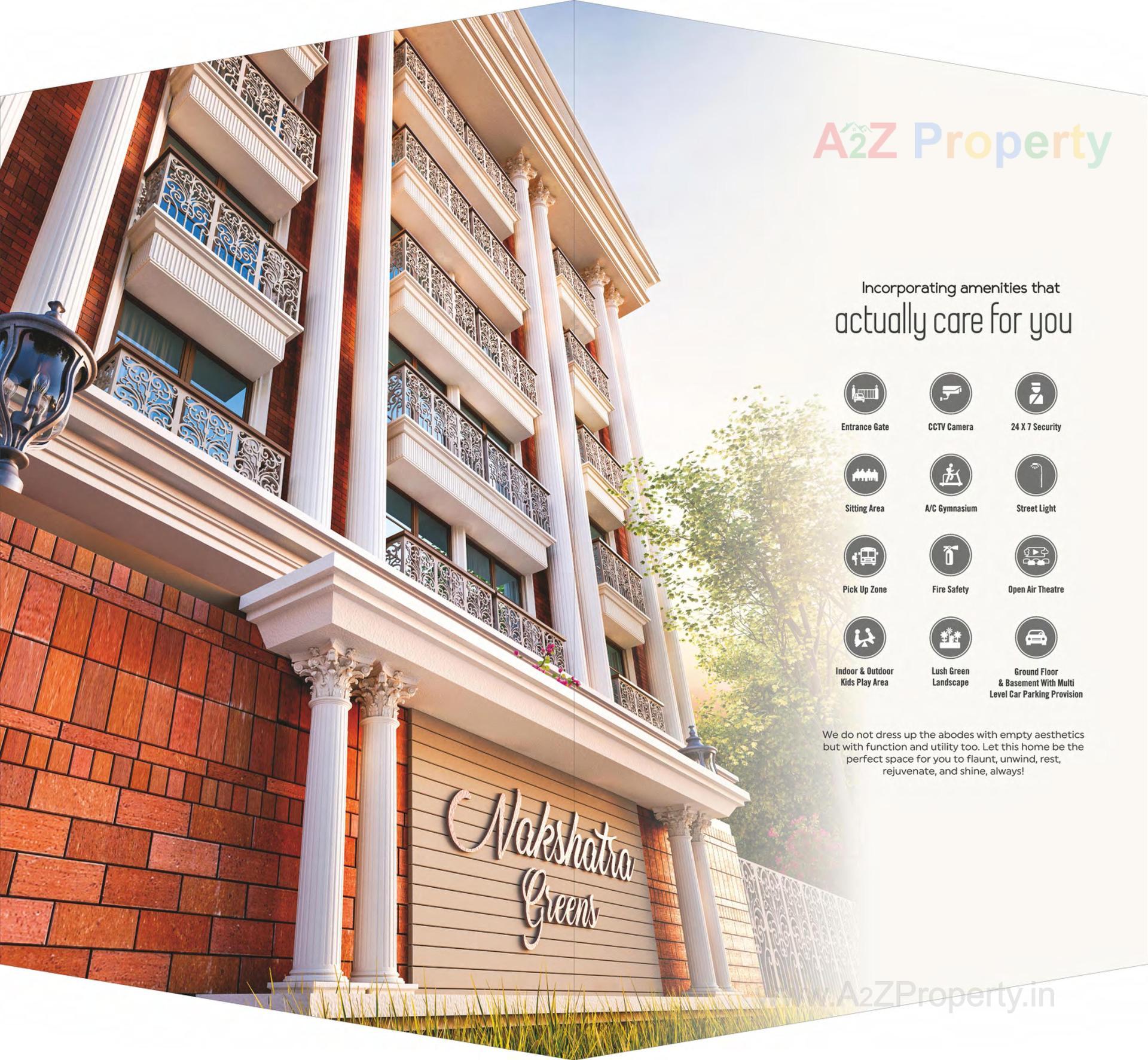 3D Elevation of real estate project Nakshatra Greens located at Chhadawad, Ahmedabad, Gujarat