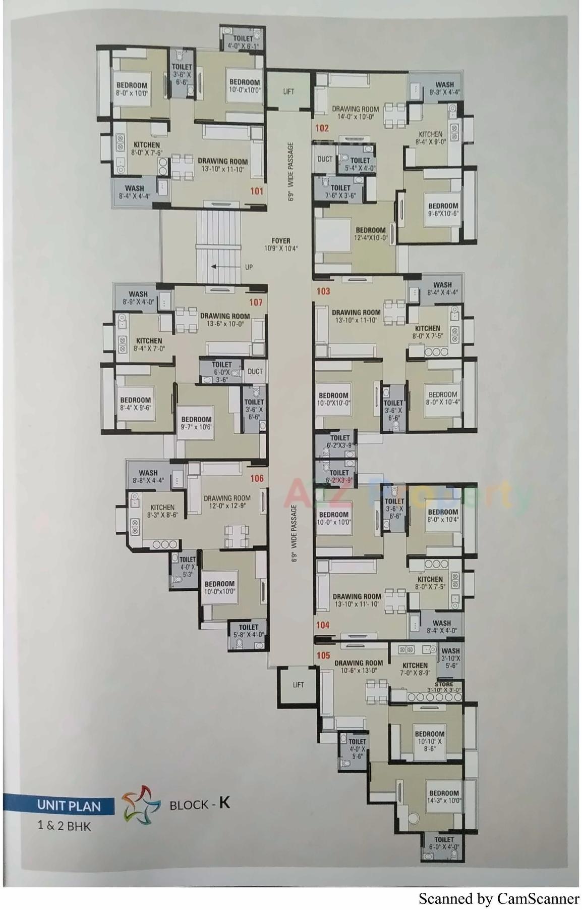 Layout of real estate project Nakshatra Heights located at Vatva, Ahmedabad, Gujarat