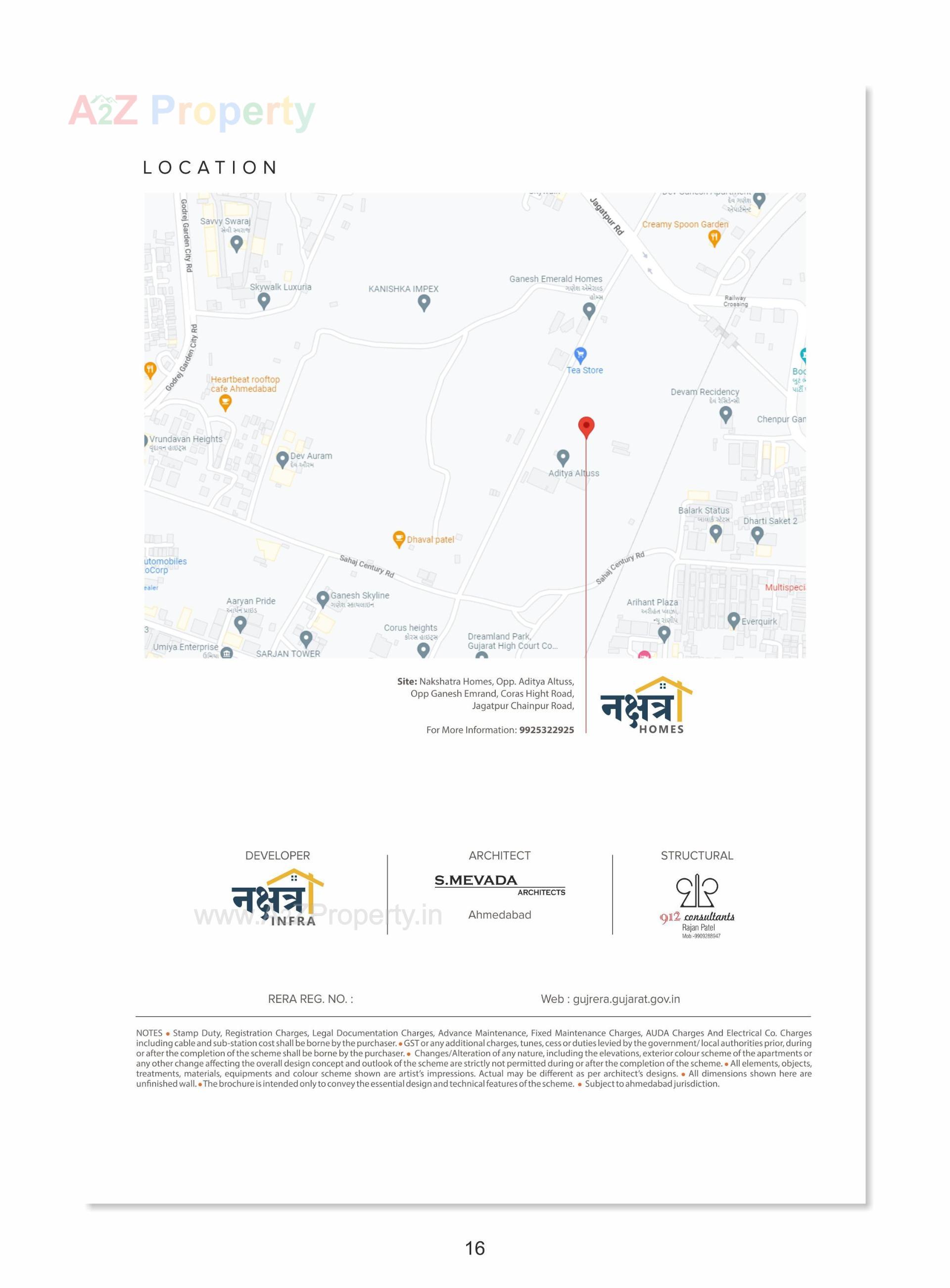  of real estate project Nakshatra Homes located at Chenpur, Ahmedabad, Gujarat