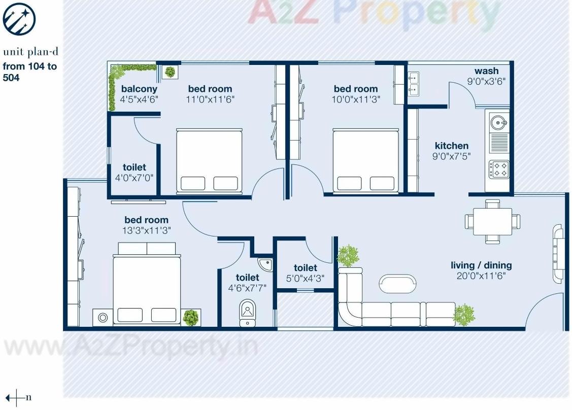 Layout of real estate project Nakshatra Residency located at Bopal, Ahmedabad, Gujarat