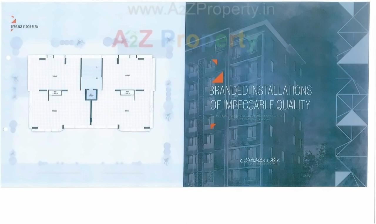 Layout of real estate project Nakshatra Rise located at Paldi, Ahmedabad, Gujarat