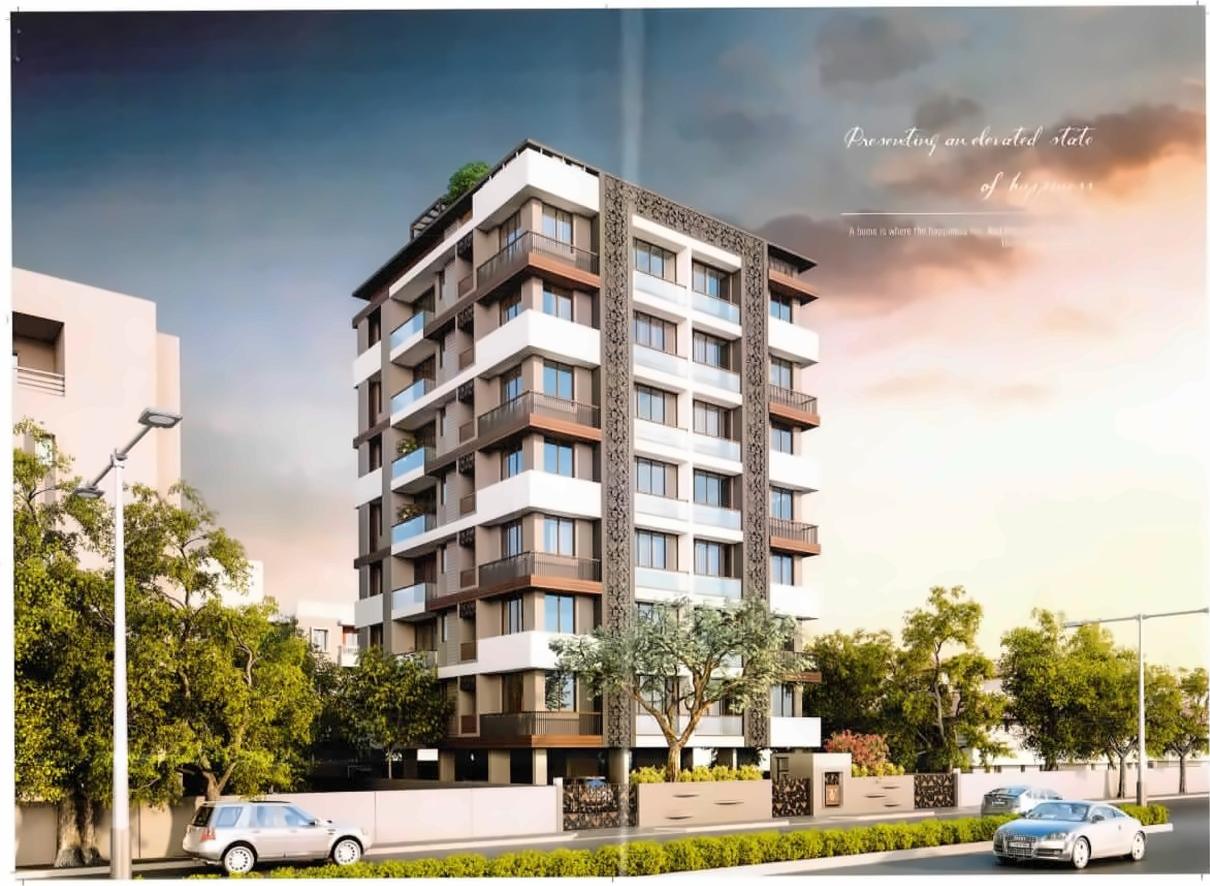 3D Elevation of real estate project Nakshatra located at City, Ahmedabad, Gujarat