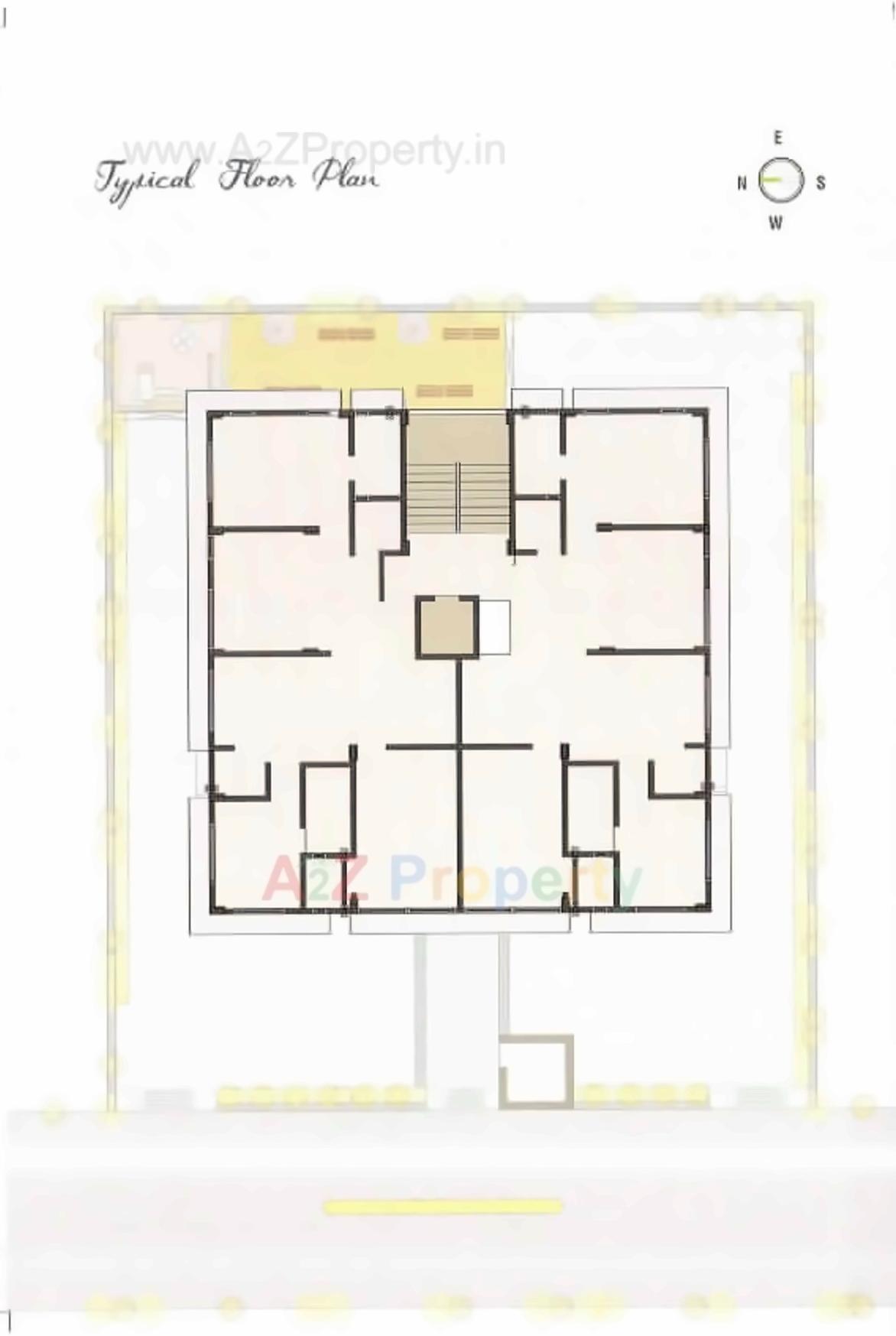 Layout of real estate project Nakshatra located at City, Ahmedabad, Gujarat