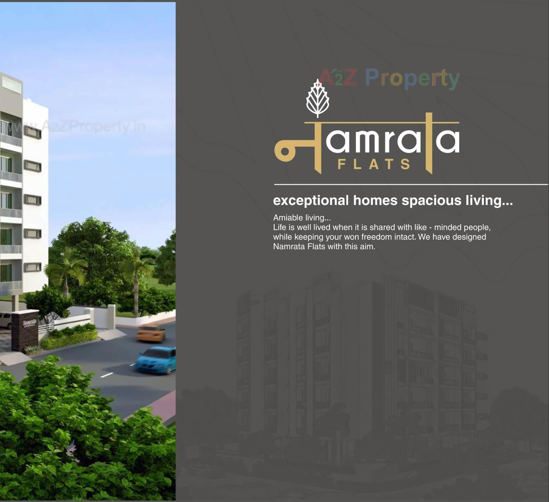 3D Elevation of real estate project Namrata Flats located at Ahmedabad, Ahmedabad, Gujarat