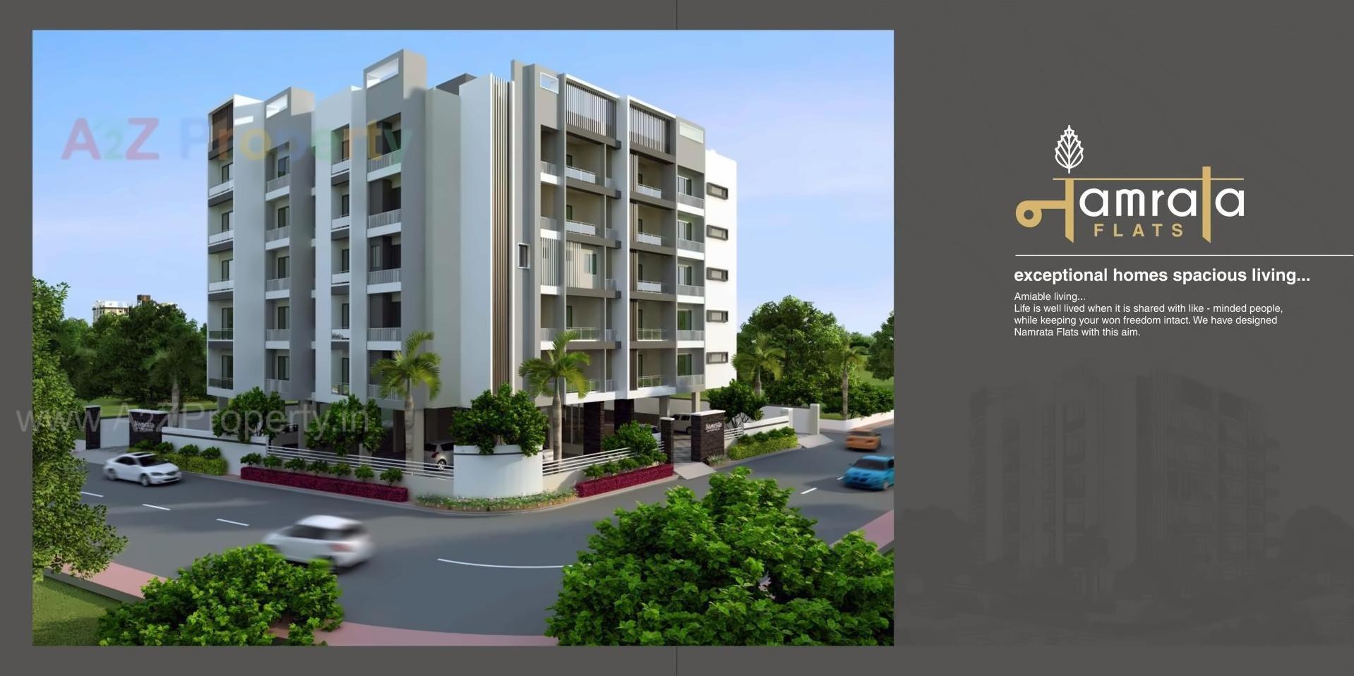 3D Elevation of real estate project Namrata Flats located at Ahmedabad, Ahmedabad, Gujarat