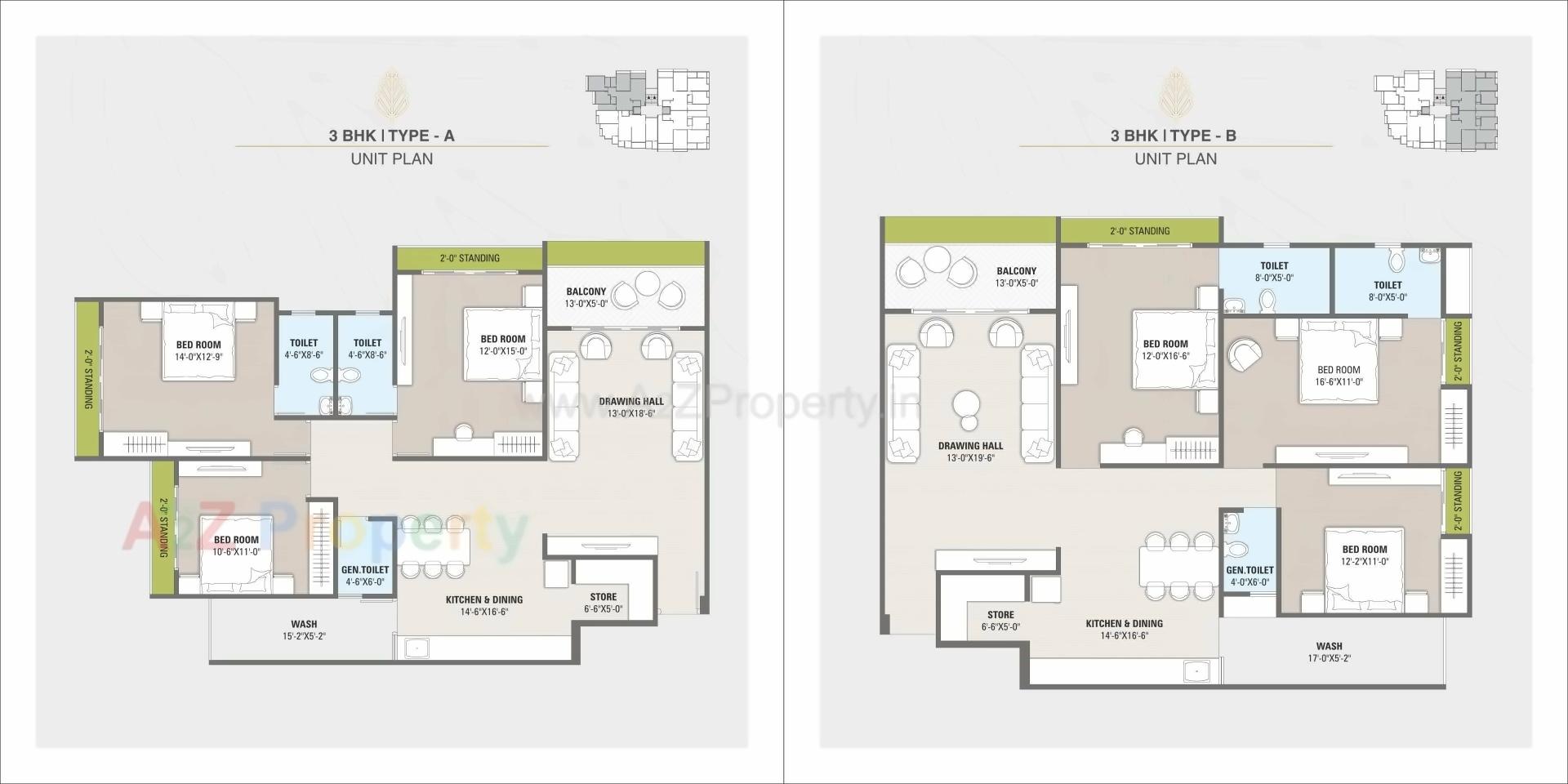 Layout of real estate project Namrata Flats located at Ahmedabad, Ahmedabad, Gujarat