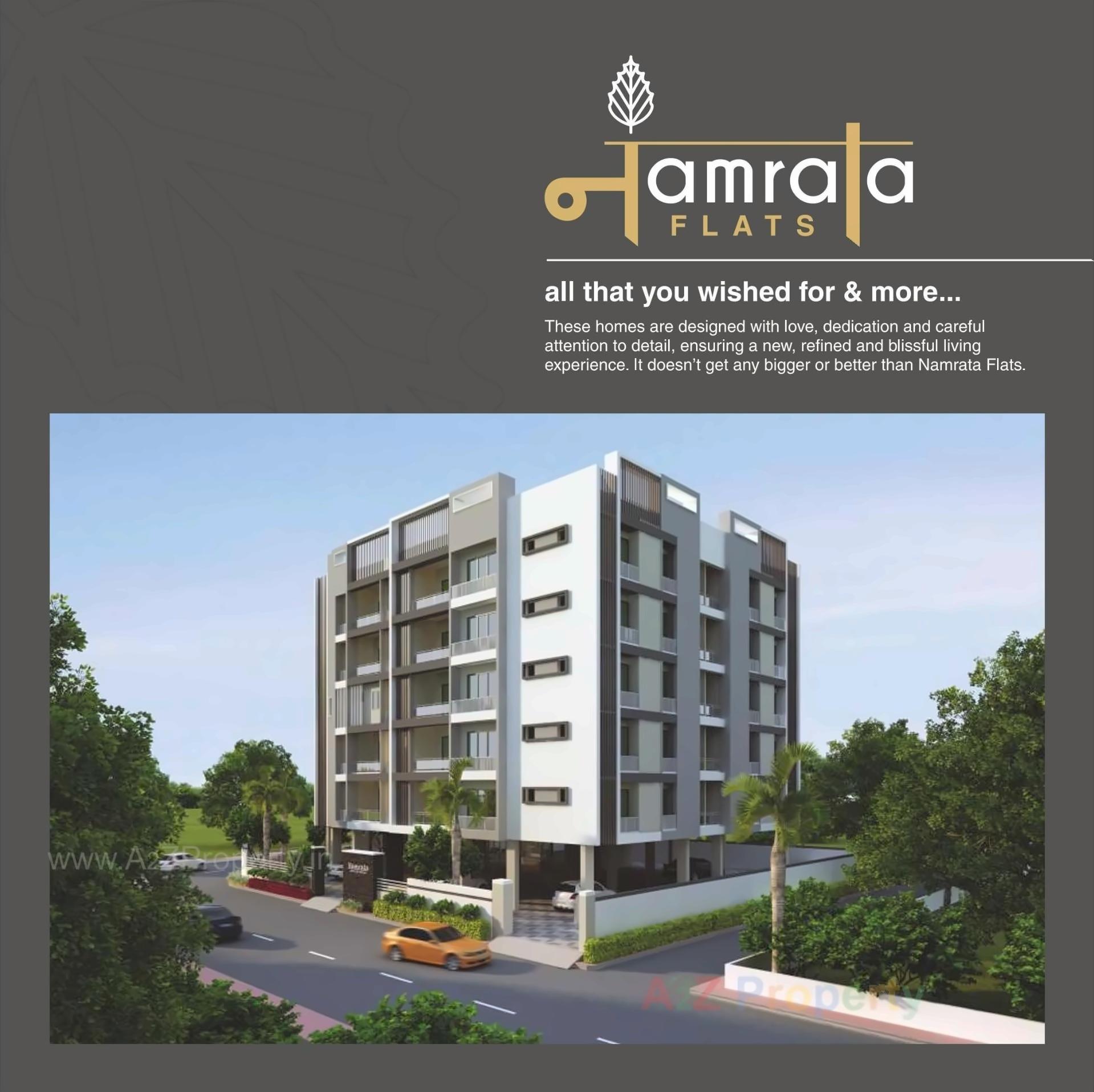 3D Elevation of real estate project Namrata Flats located at Ahmedabad, Ahmedabad, Gujarat