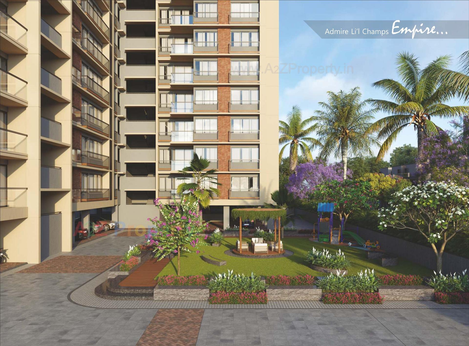 3D Elevation of real estate project Nand Vatika located at Hanspura, Ahmedabad, Gujarat