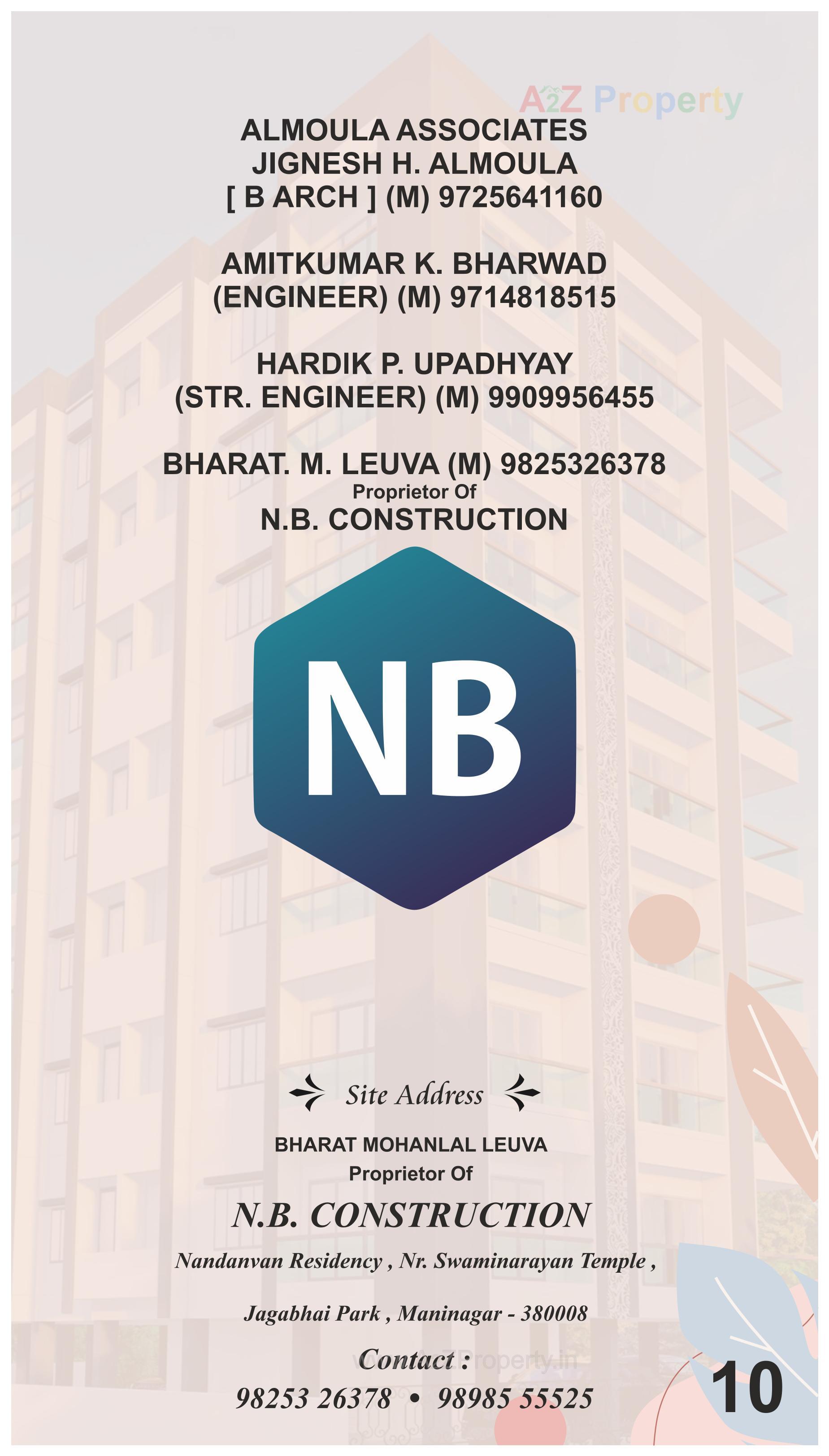  of real estate project Nandanvan Residency located at Maninagar, Ahmedabad, Gujarat