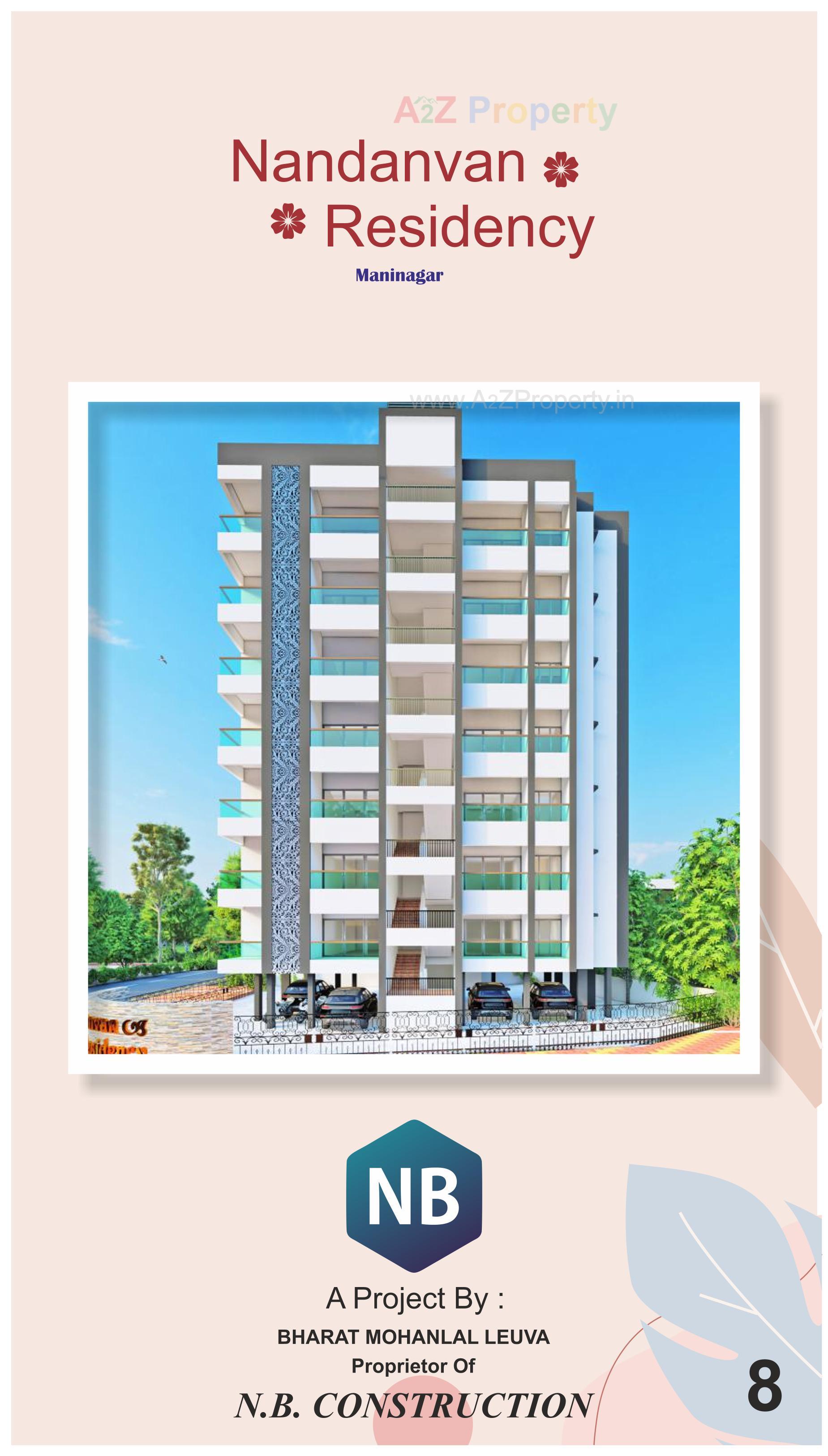 3D Elevation of real estate project Nandanvan Residency located at Maninagar, Ahmedabad, Gujarat