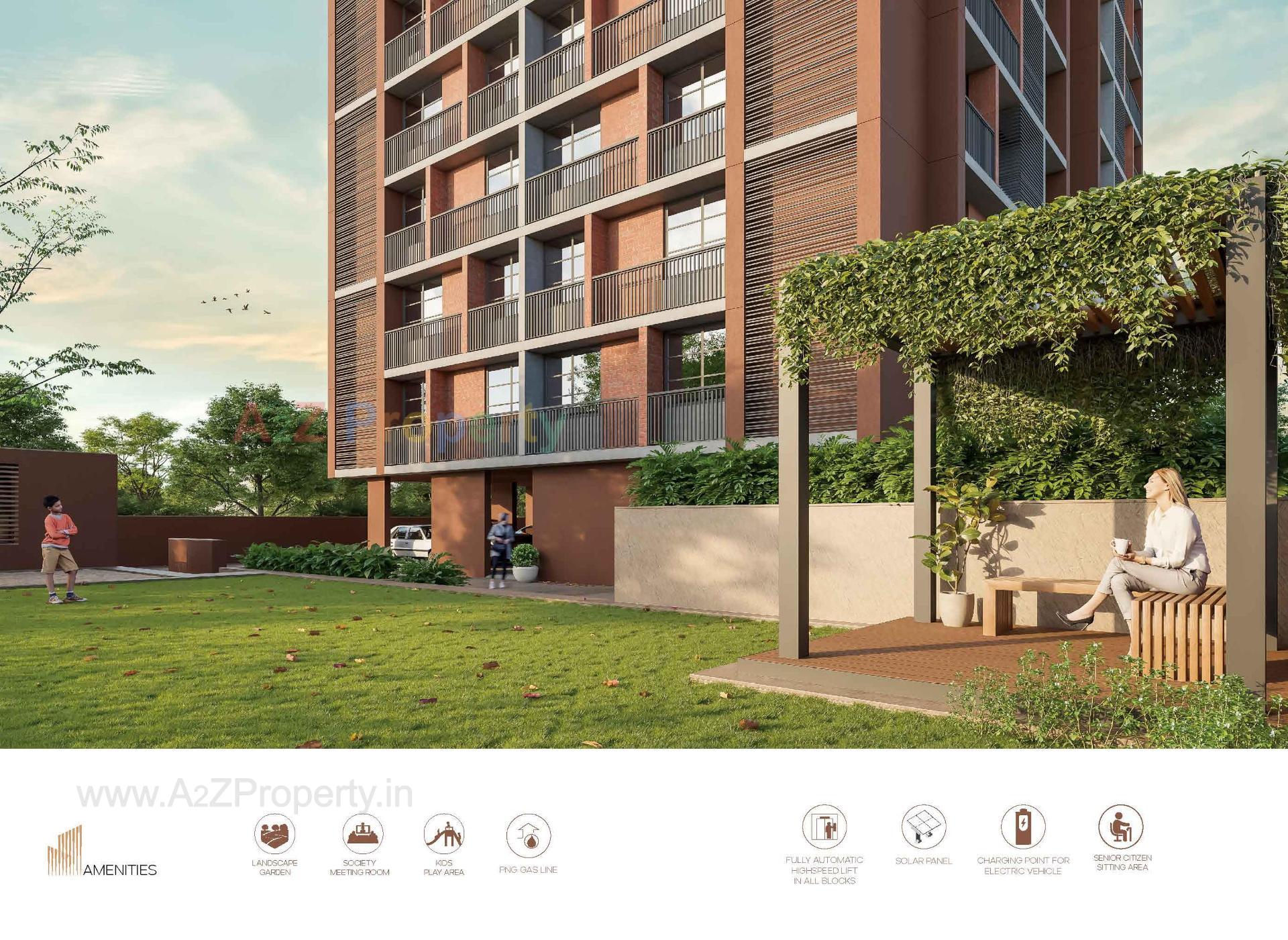 3D Elevation of real estate project Nandini Heights located at Chhadavad, Ahmedabad, Gujarat
