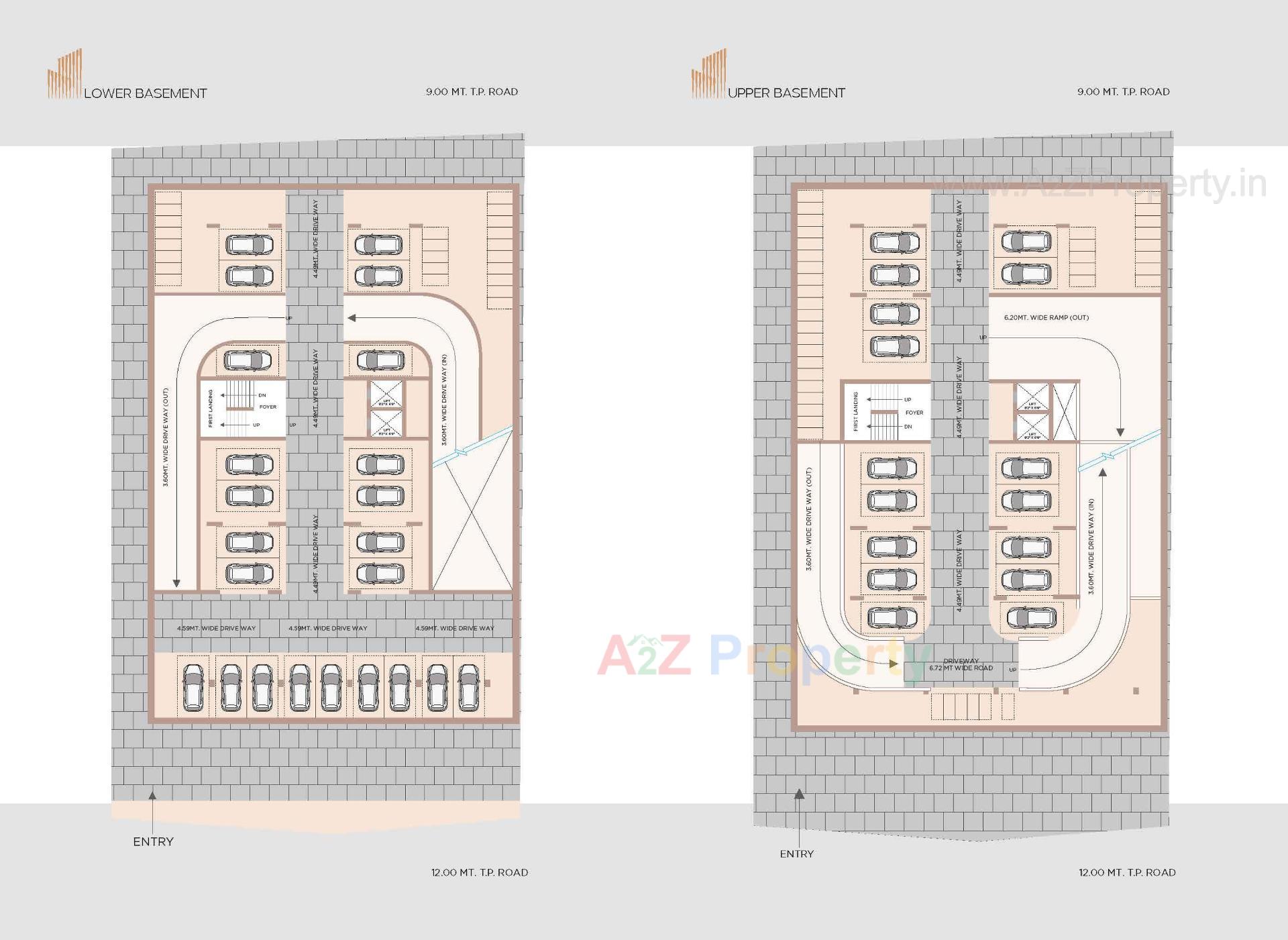 Layout of real estate project Nandini Heights located at Chhadavad, Ahmedabad, Gujarat