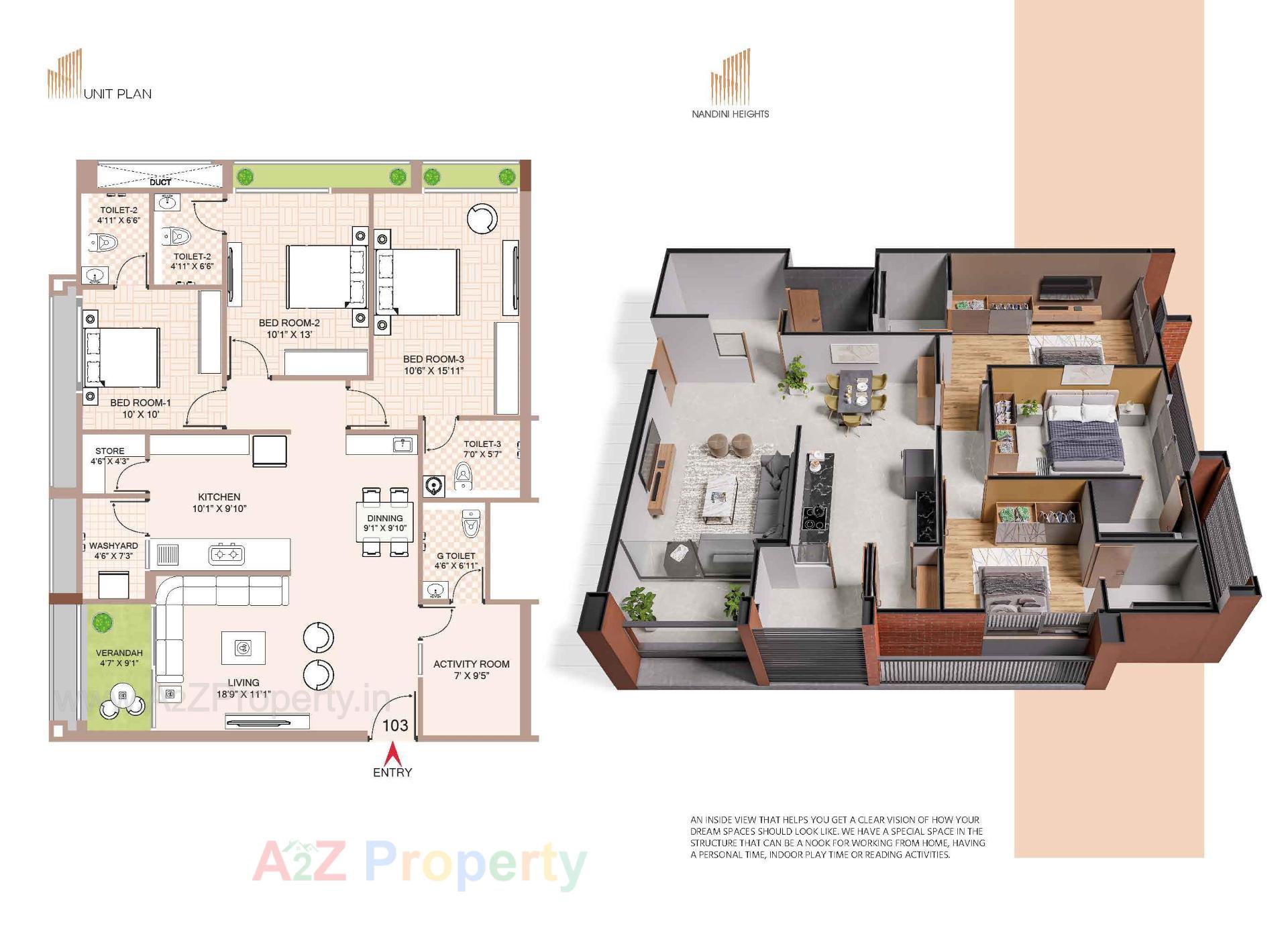 Layout of real estate project Nandini Heights located at Chhadavad, Ahmedabad, Gujarat