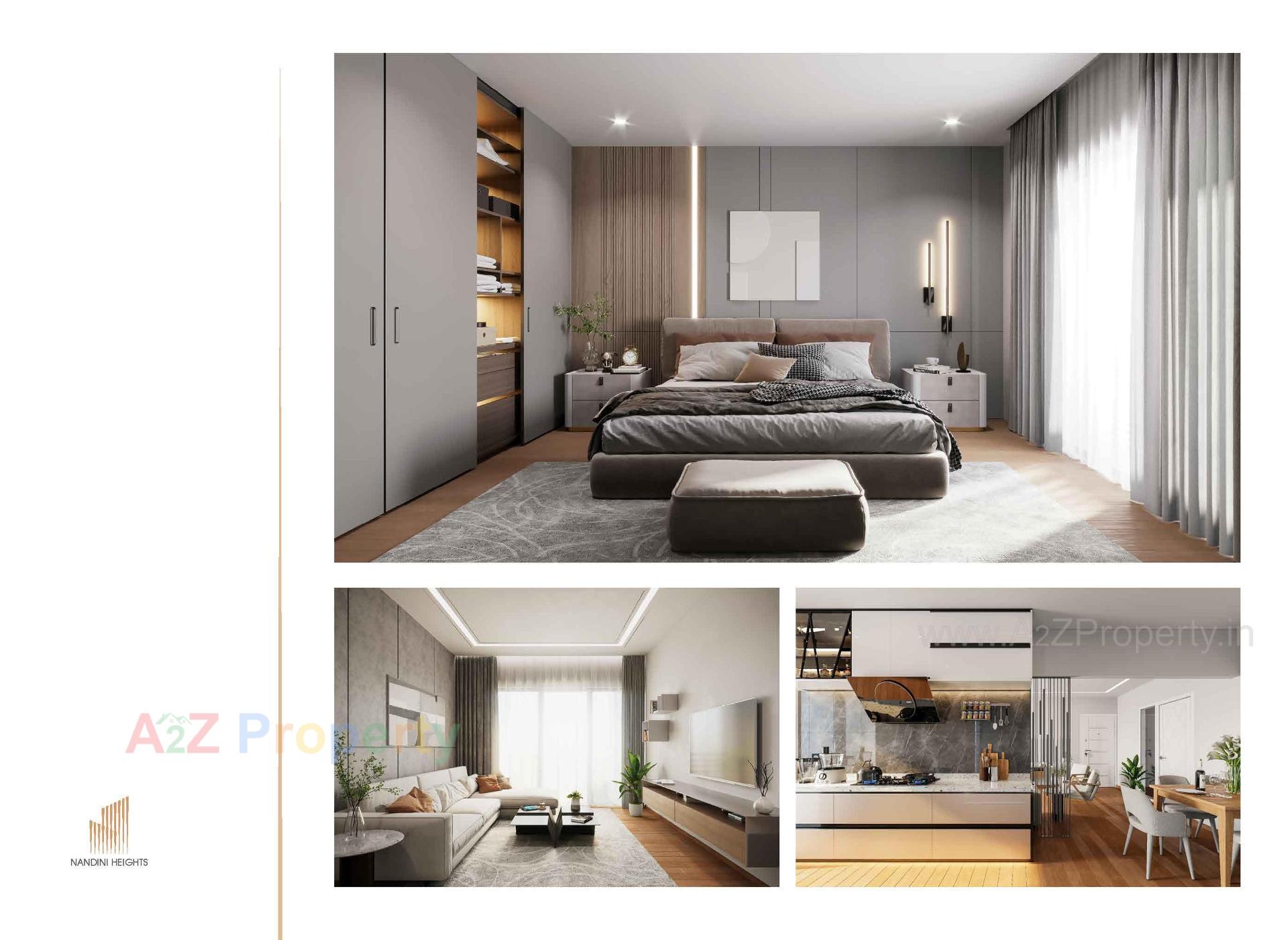 3D Elevation of real estate project Nandini Heights located at Chhadavad, Ahmedabad, Gujarat