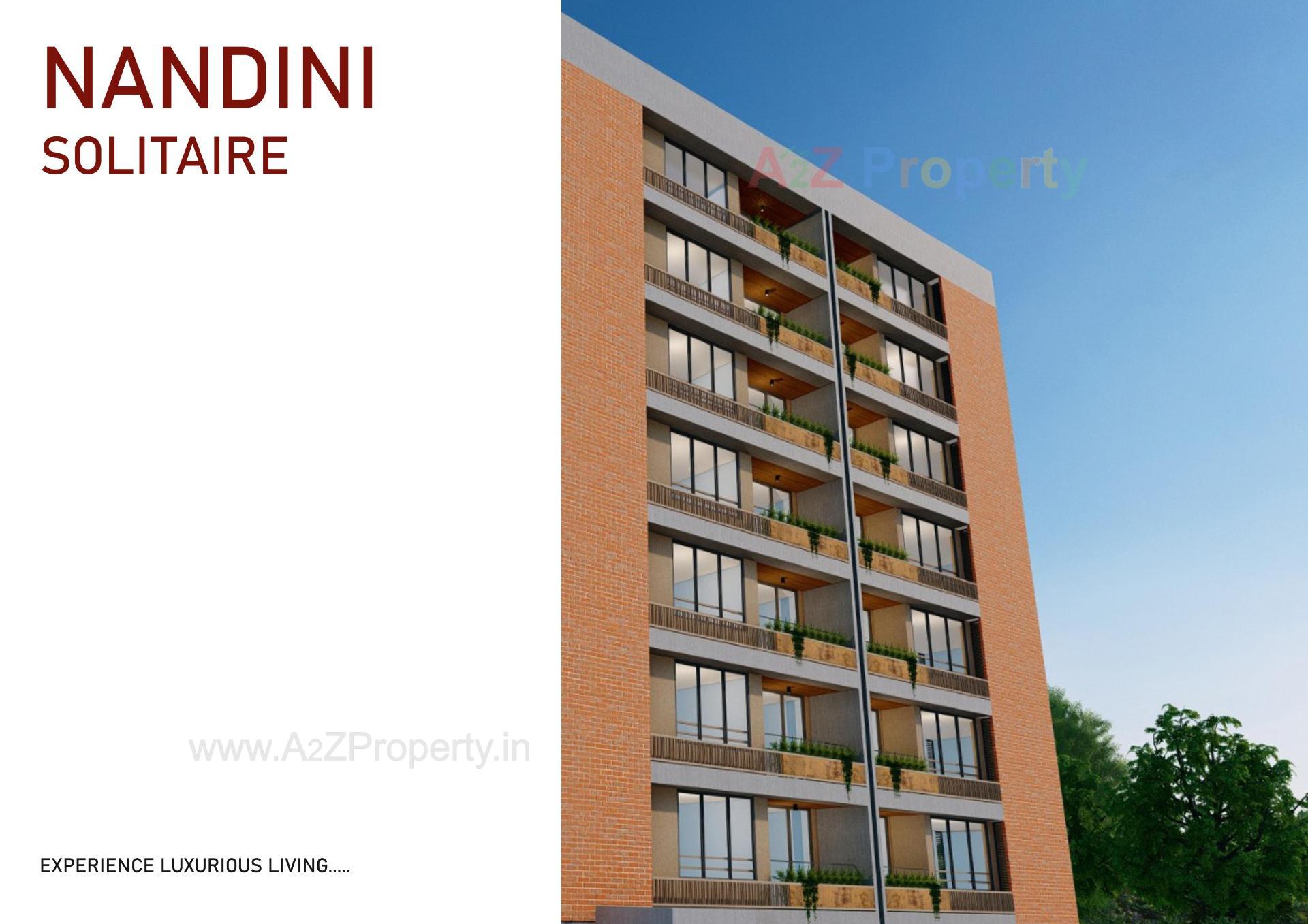 3D Elevation of real estate project Nandini Solitaire located at Chhadavad, Ahmedabad, Gujarat