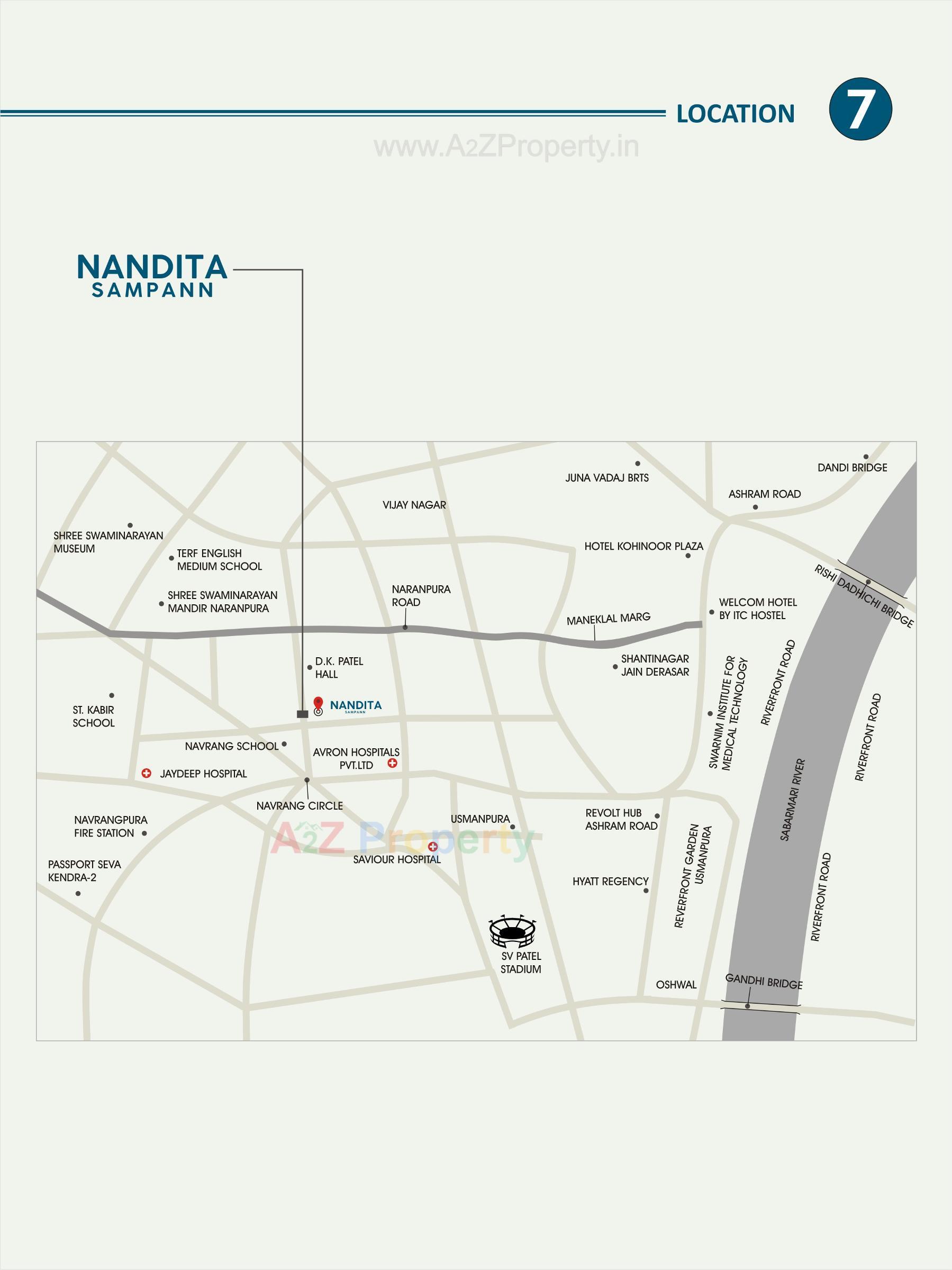  of real estate project Nandita Sampann located at Ushmanpura, Ahmedabad, Gujarat