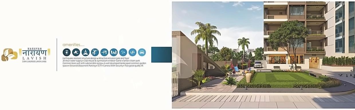  of real estate project Narayan Lavish located at Sola, Ahmedabad, Gujarat