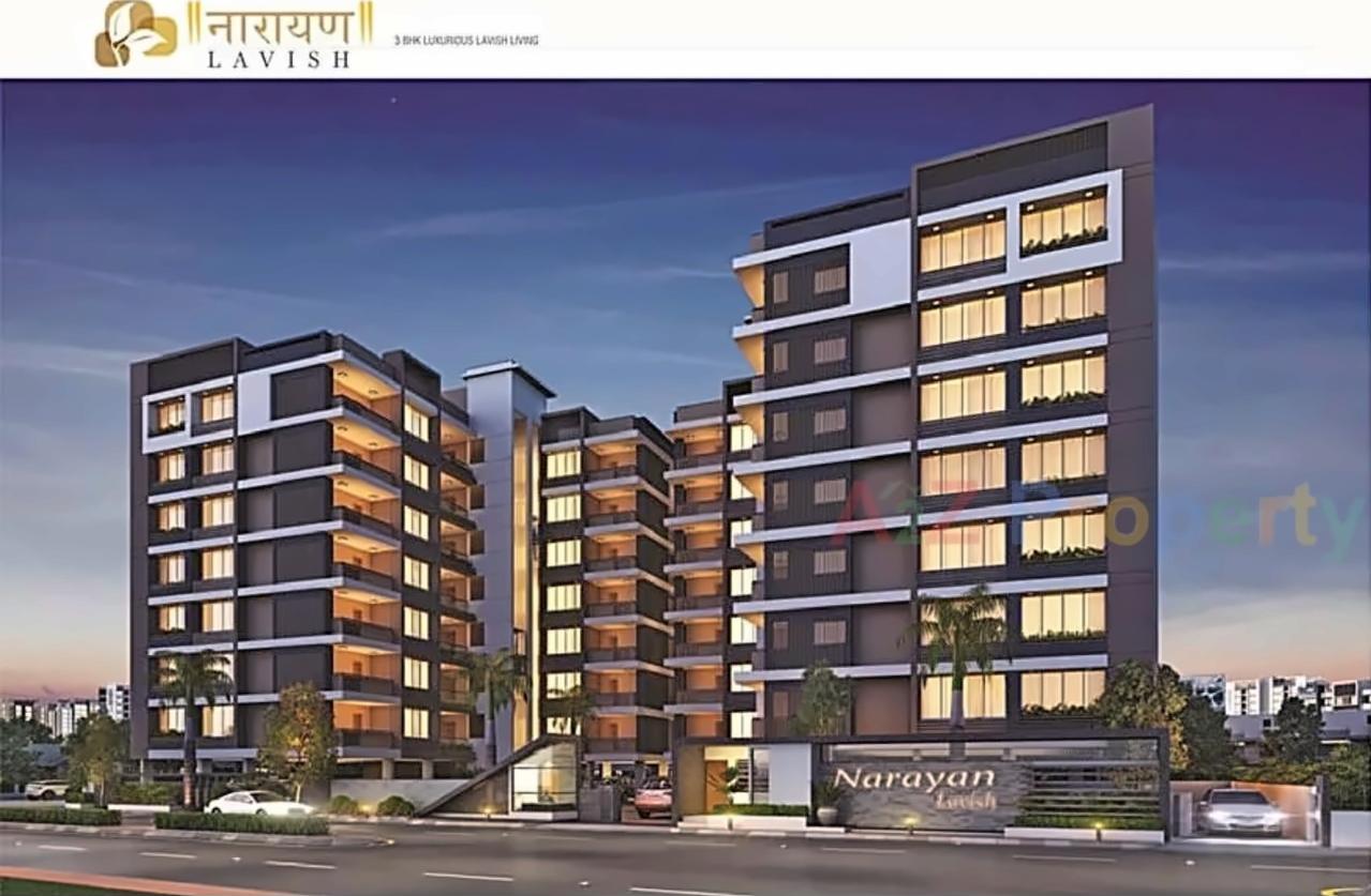 3D Elevation of real estate project Narayan Lavish located at Sola, Ahmedabad, Gujarat