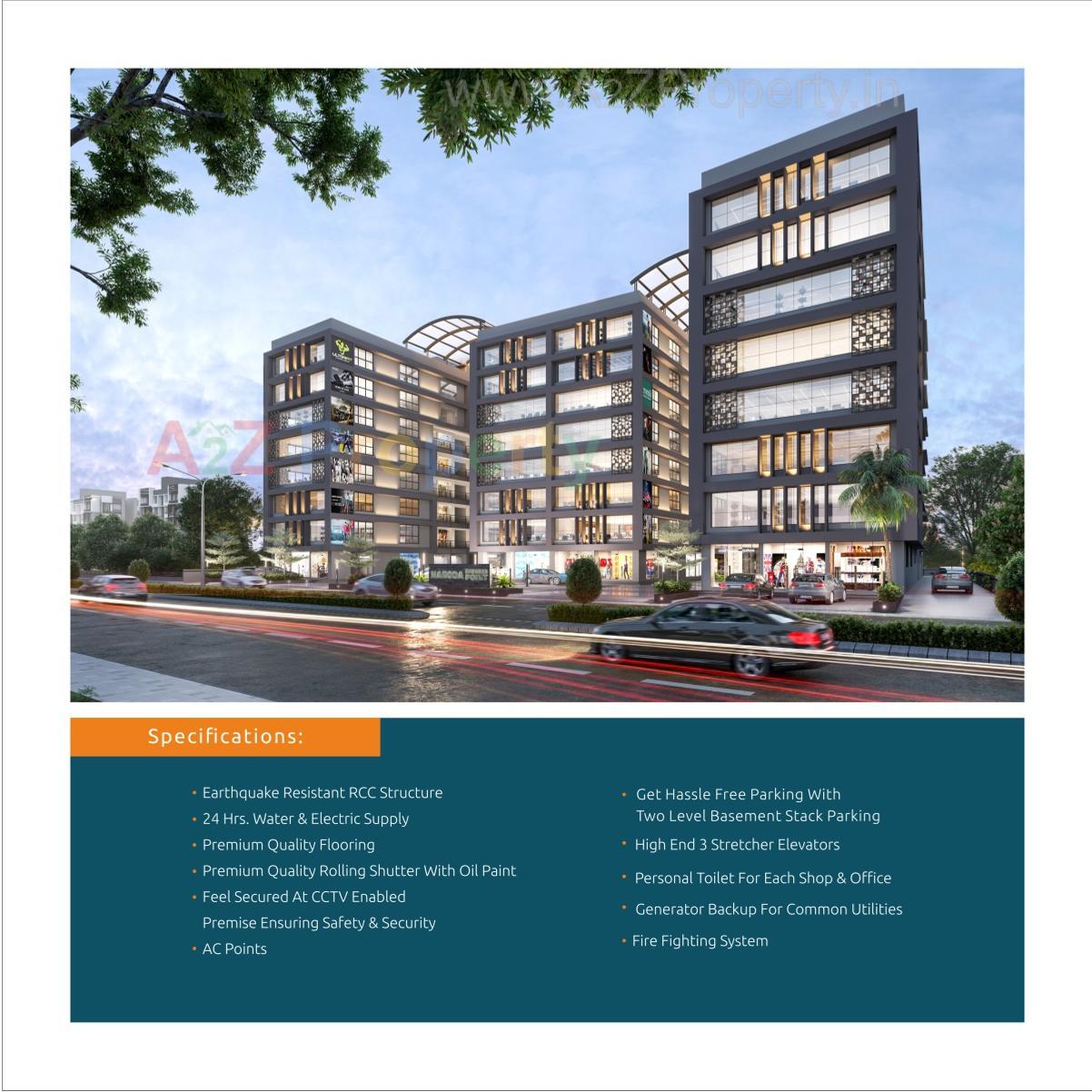 3D Elevation of real estate project Naroda Business Point located at Naroda, Ahmedabad, Gujarat