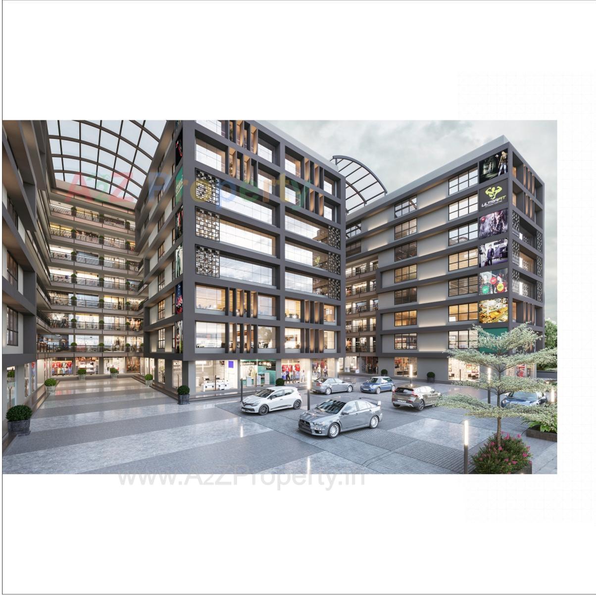 3D Elevation of real estate project Naroda Business Point located at Naroda, Ahmedabad, Gujarat