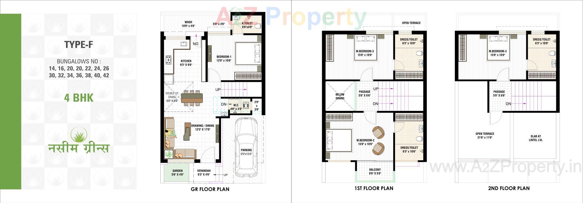 Layout of real estate project Nasim Greens located at Ramol, Ahmedabad, Gujarat
