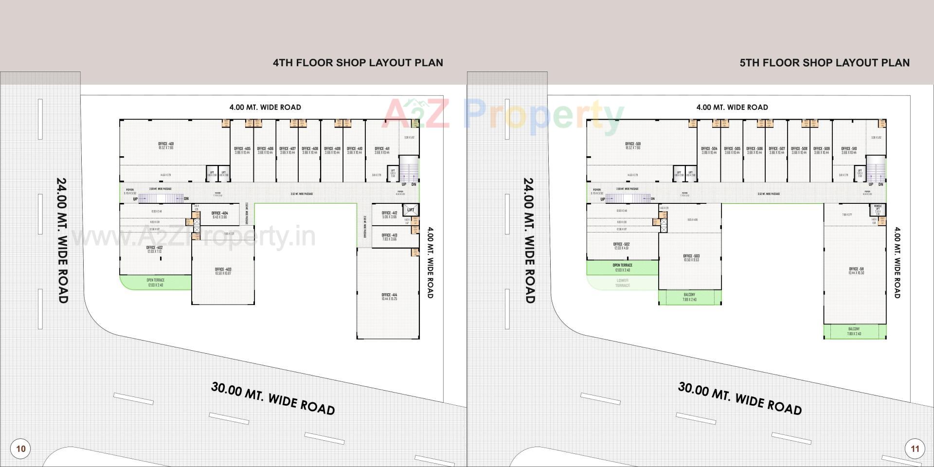 Layout of real estate project Natraj Empire located at Nikol, Ahmedabad, Gujarat