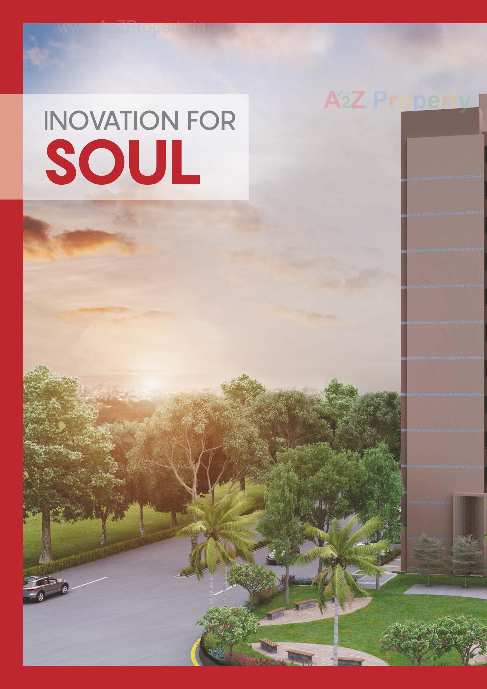 3D Elevation of real estate project Navkar Heights located at Ognaj, Ahmedabad, Gujarat