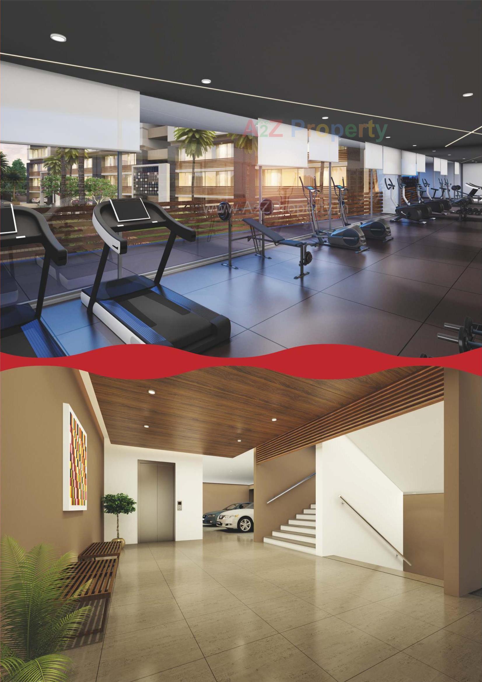 3D Elevation of real estate project Navkar Heights located at Ognaj, Ahmedabad, Gujarat