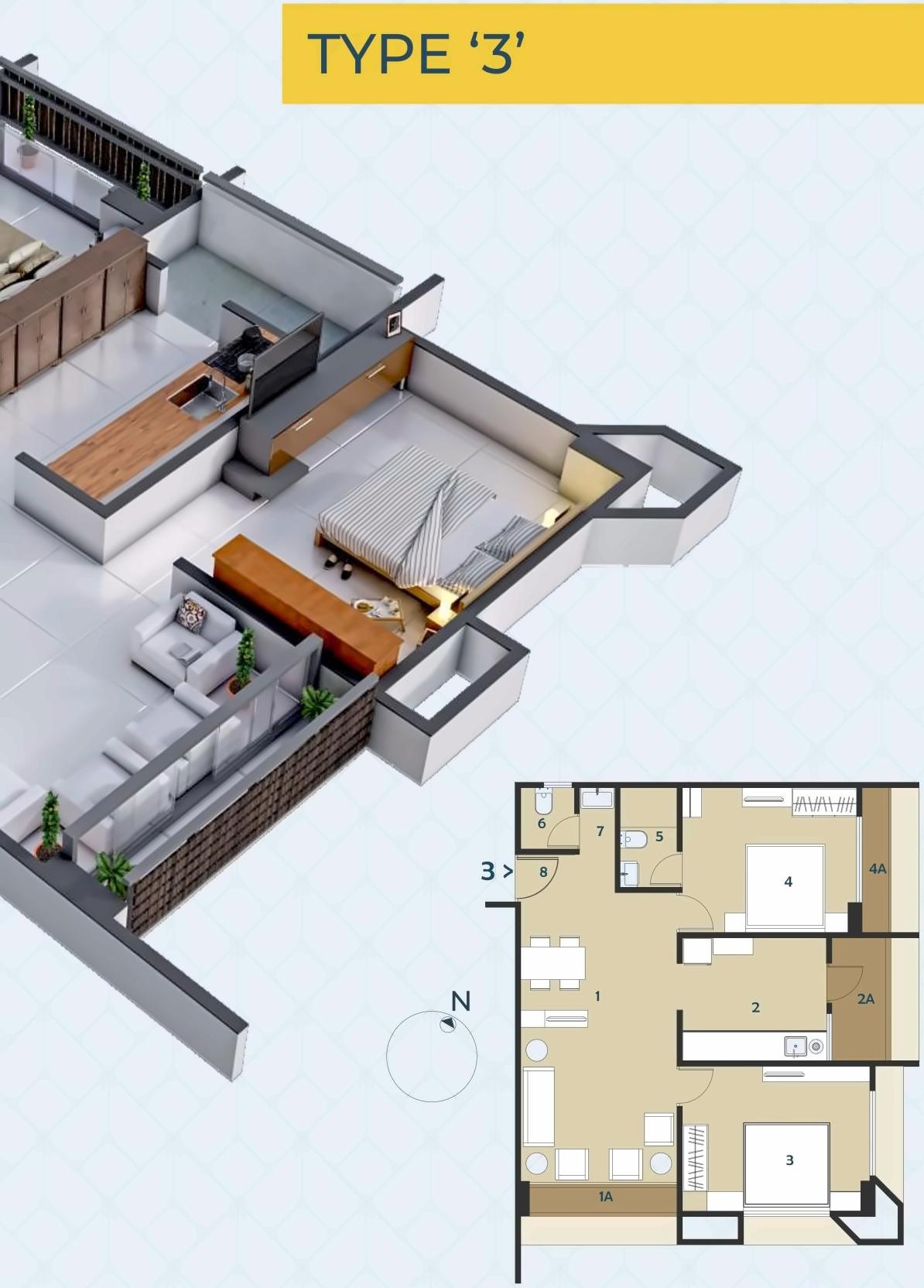 Layout of real estate project Navmangal Flat located at Vasna, Ahmedabad, Gujarat