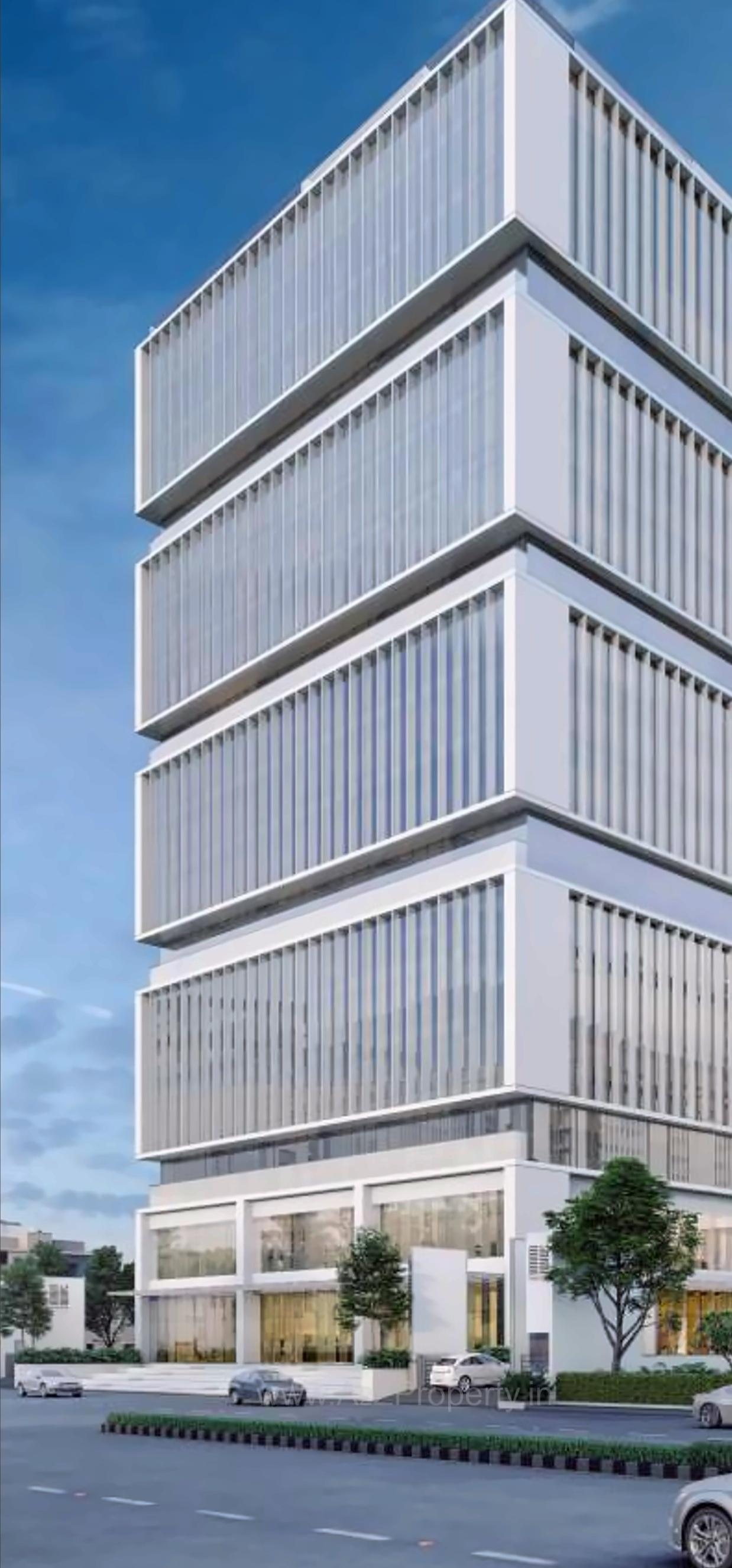 3D Elevation of real estate project Navratna Corporate Park (ncp) located at Ambli, Ahmedabad, Gujarat