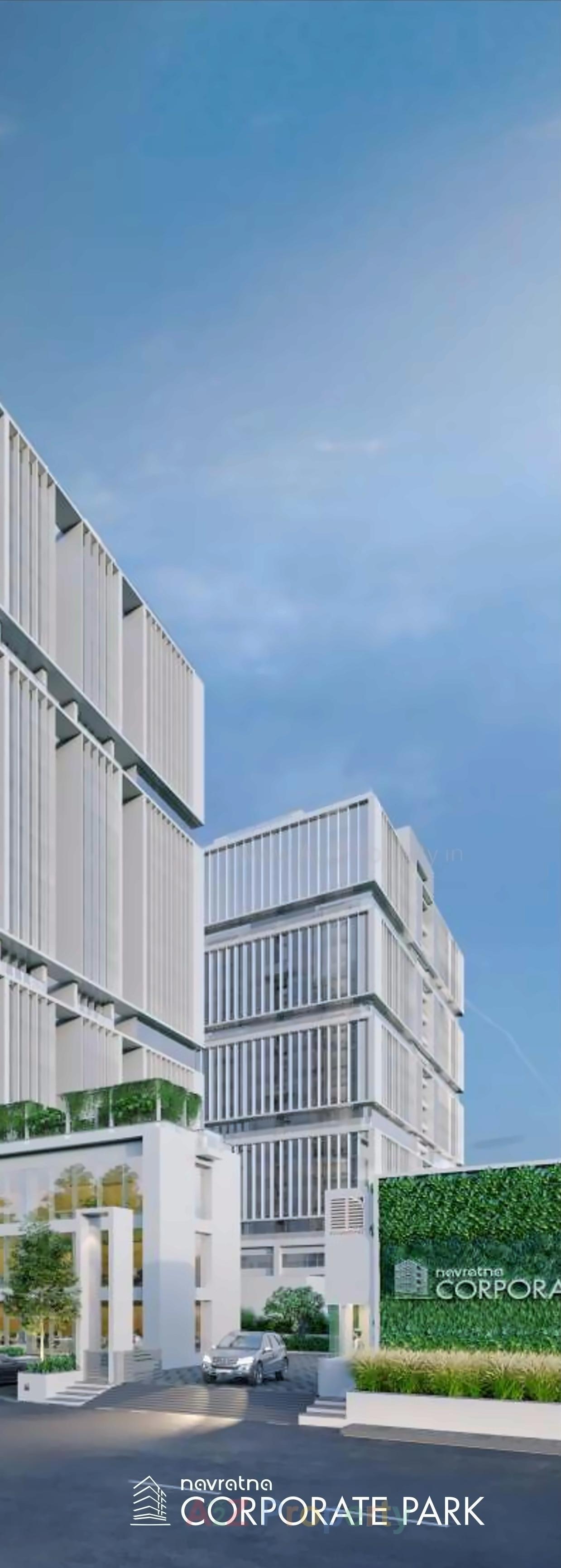 3D Elevation of real estate project Navratna Corporate Park (ncp) located at Ambli, Ahmedabad, Gujarat