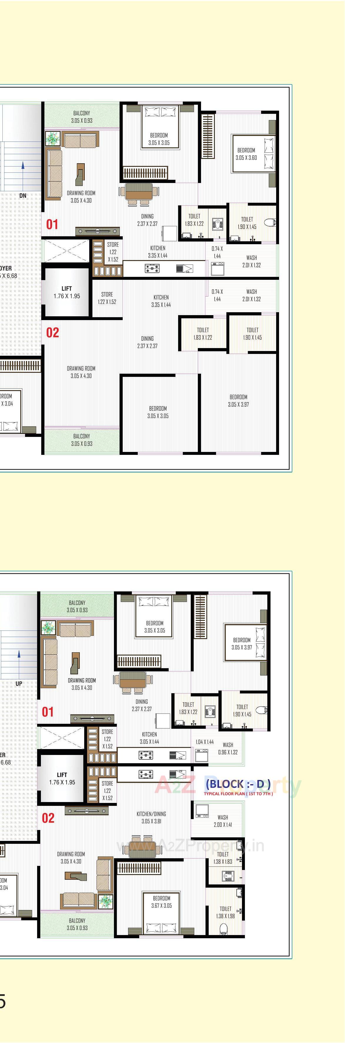 Layout of real estate project Nb Sky located at Ahmedabad, Ahmedabad, Gujarat
