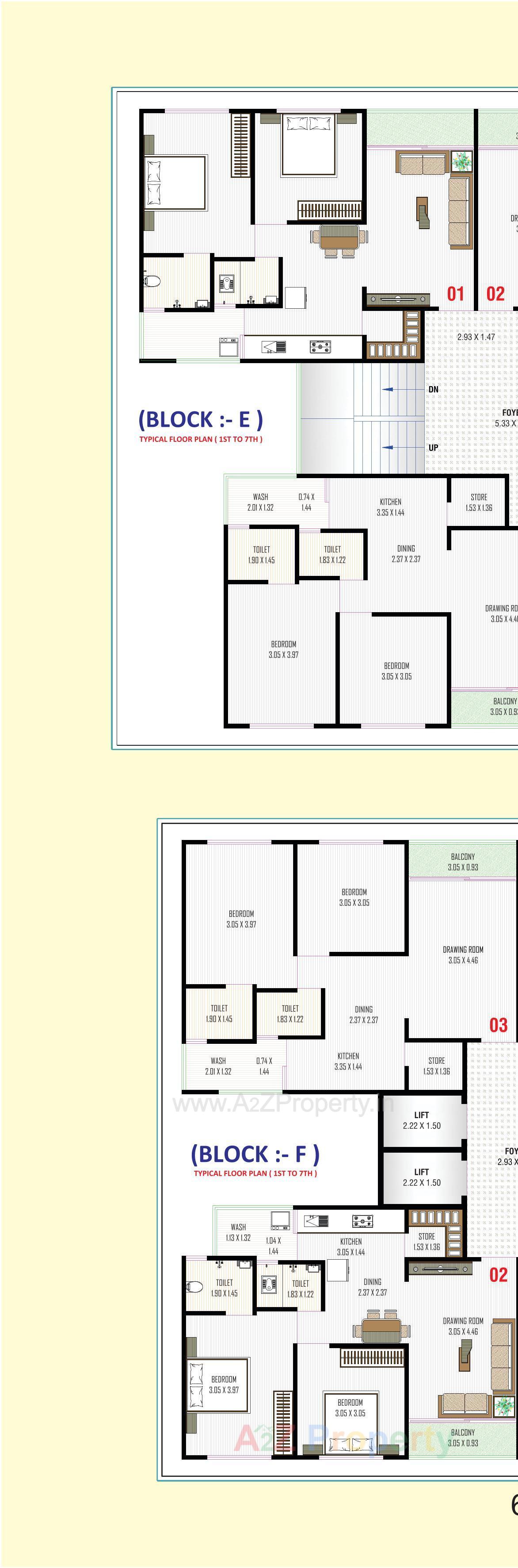 Layout of real estate project Nb Sky located at Ahmedabad, Ahmedabad, Gujarat