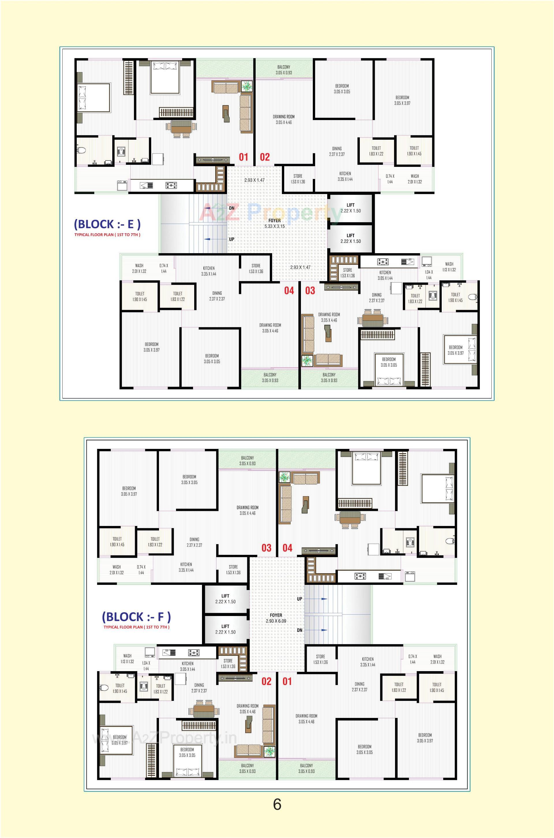 Layout of real estate project Nb Sky located at Ahmedabad, Ahmedabad, Gujarat