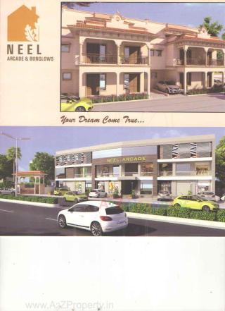 Elevation of real estate project Neel Arcade Bunglows located at City, Ahmedabad, Gujarat