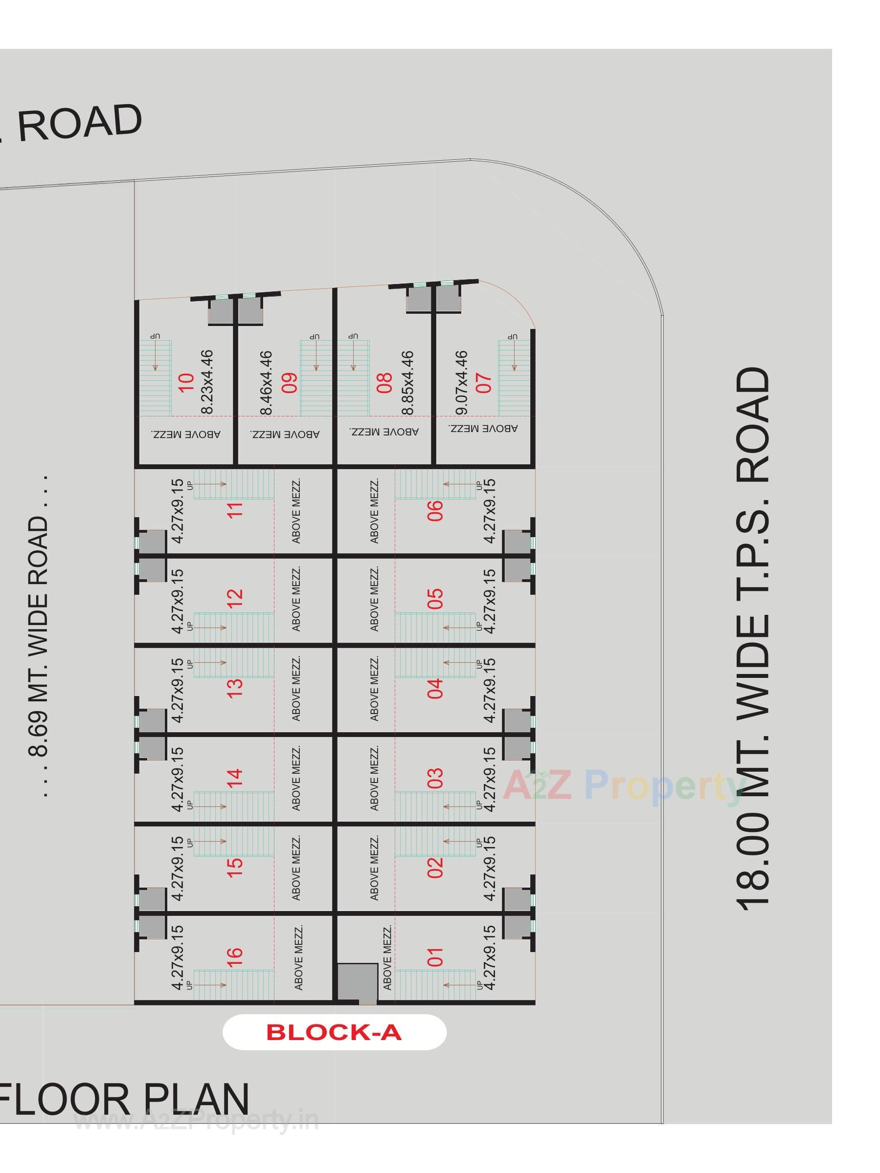 Layout of real estate project Neelkanth Estate located at Odhav, Ahmedabad, Gujarat