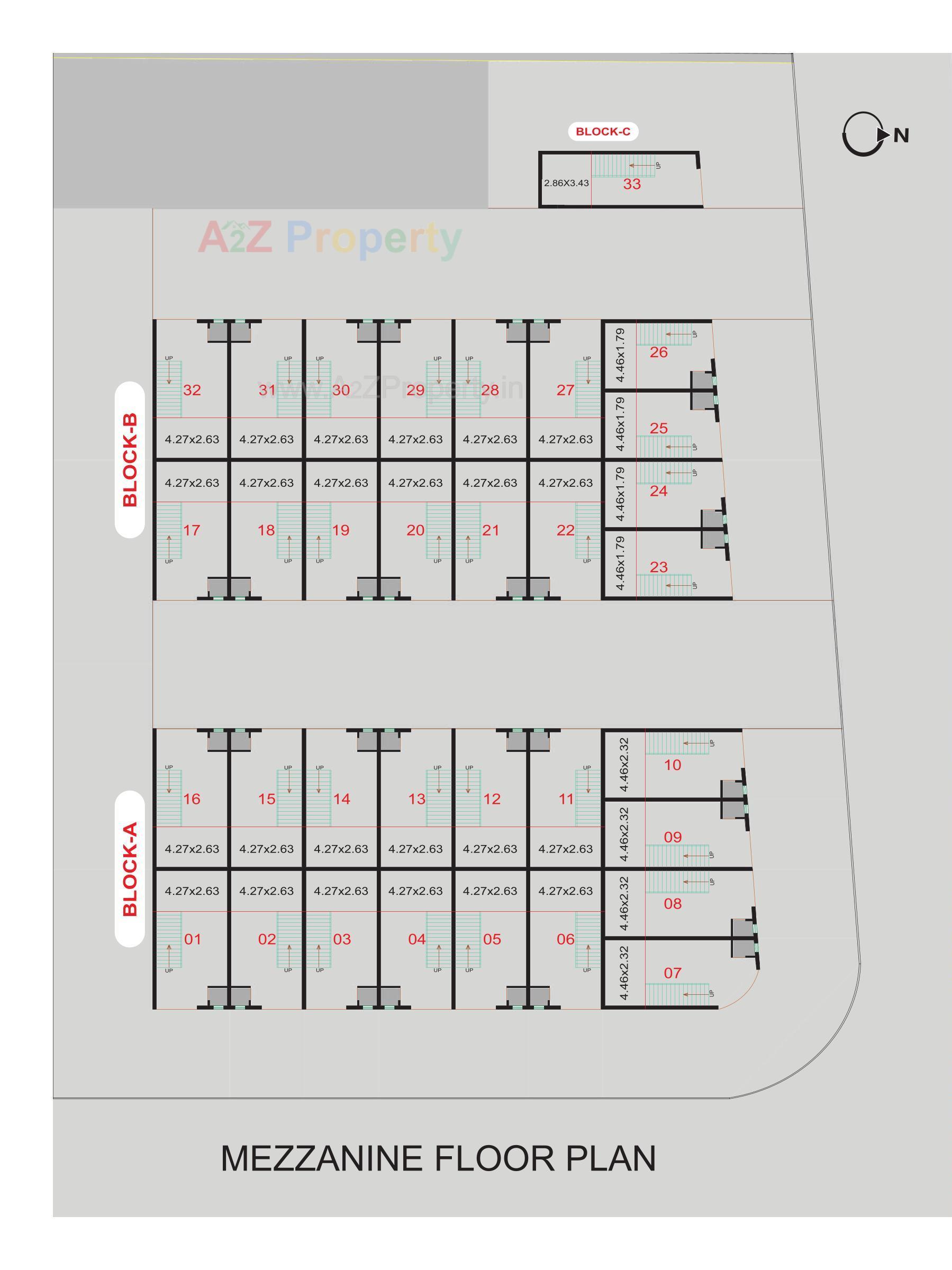 Layout of real estate project Neelkanth Estate located at Odhav, Ahmedabad, Gujarat