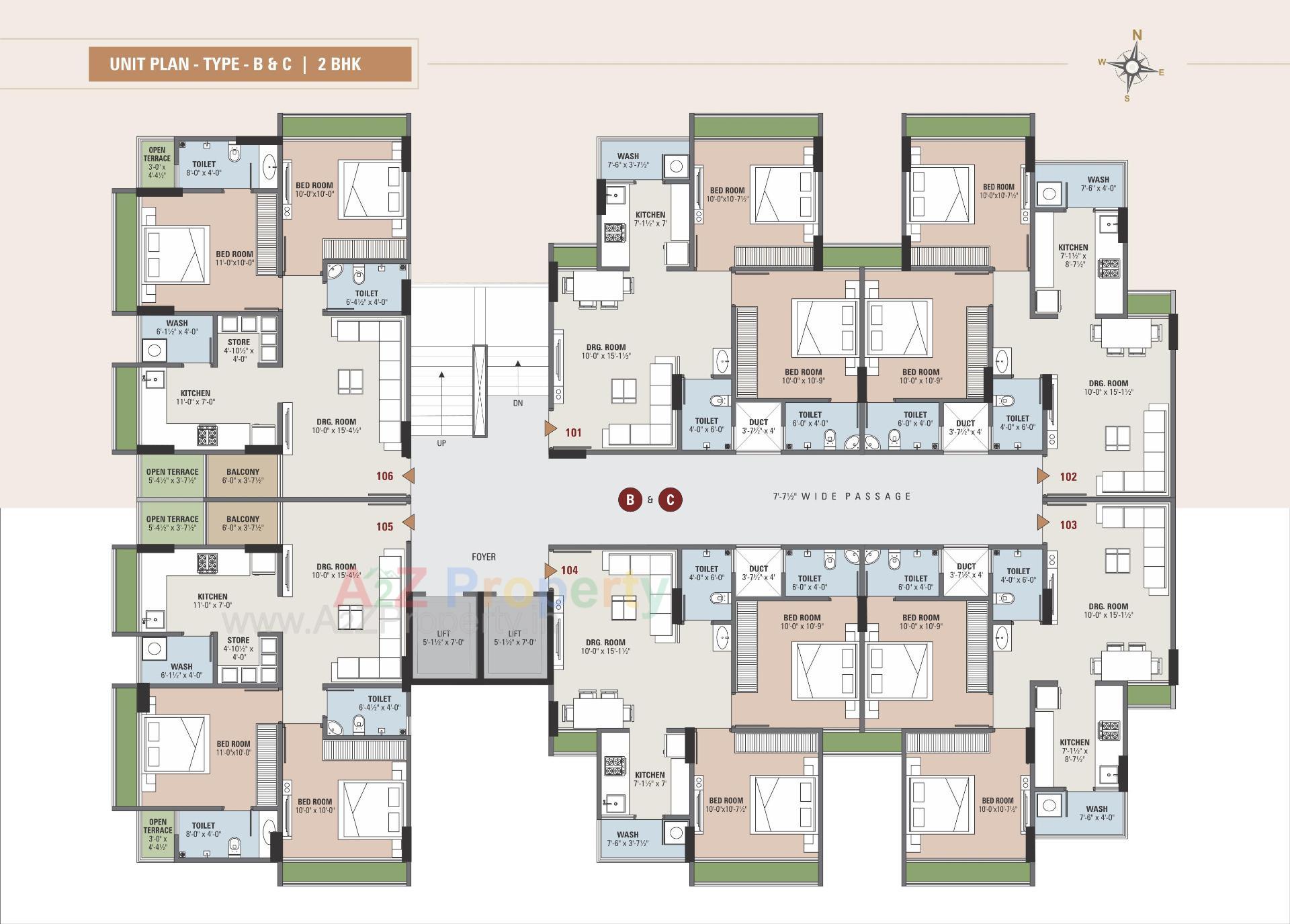Layout of real estate project Neelkanth Greens located at Vatva, Ahmedabad, Gujarat