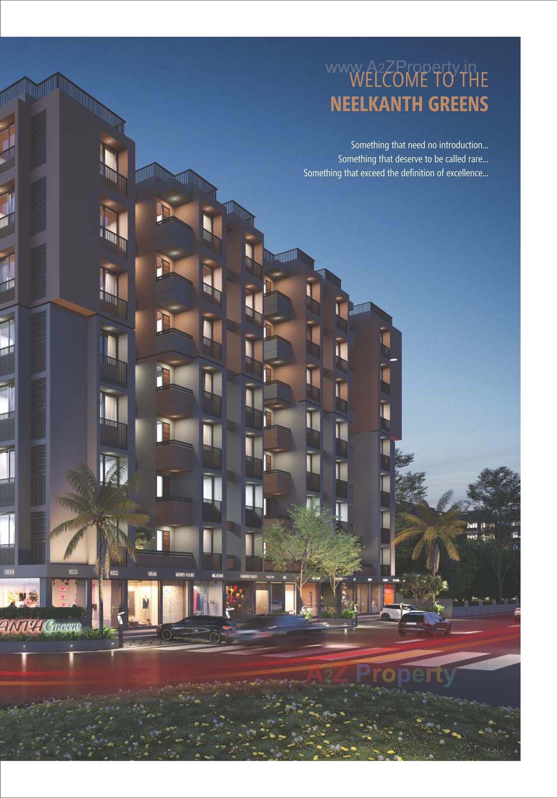 3D Elevation of real estate project Neelkanth Greens located at Vatva, Ahmedabad, Gujarat