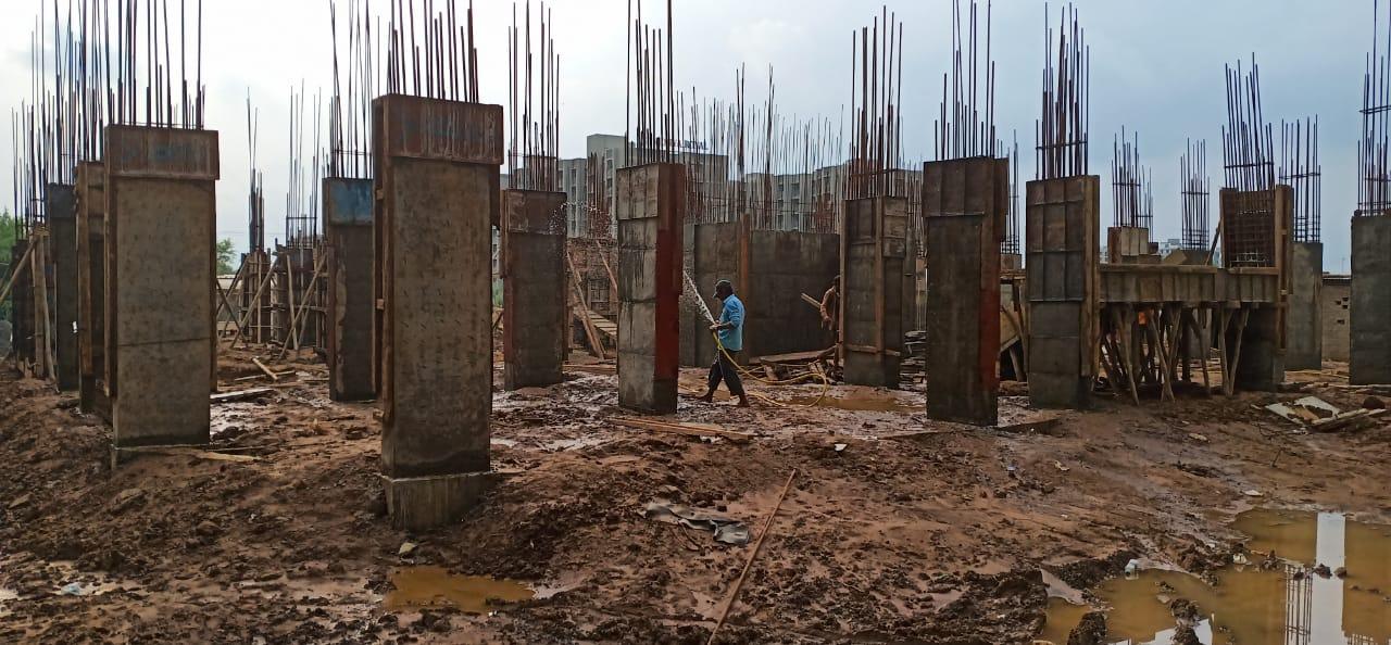 203130_const of real estate project Neelkanth Heights located at Zundal, Ahmedabad, Gujarat