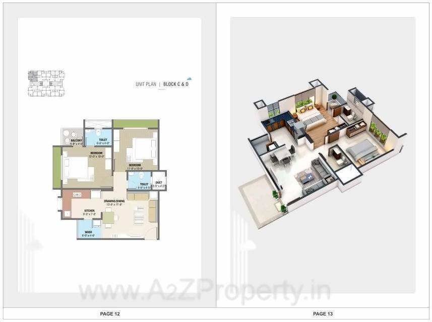 Layout of real estate project Neelkanth Heights located at Zundal, Ahmedabad, Gujarat