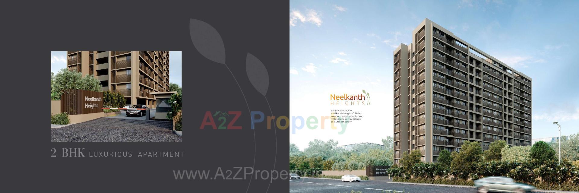 3D Elevation of real estate project Neelkanth Heights located at Sanand, Ahmedabad, Gujarat