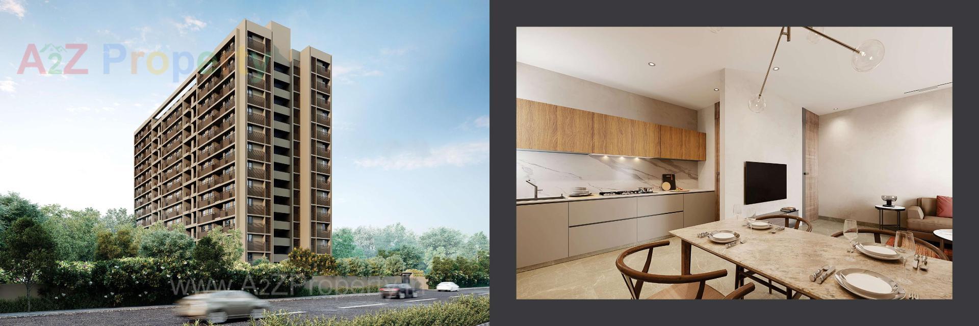 3D Elevation of real estate project Neelkanth Heights located at Sanand, Ahmedabad, Gujarat