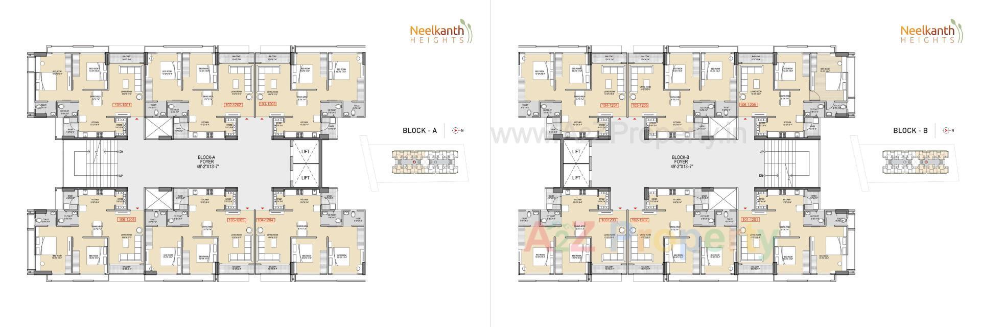 Layout of real estate project Neelkanth Heights located at Sanand, Ahmedabad, Gujarat