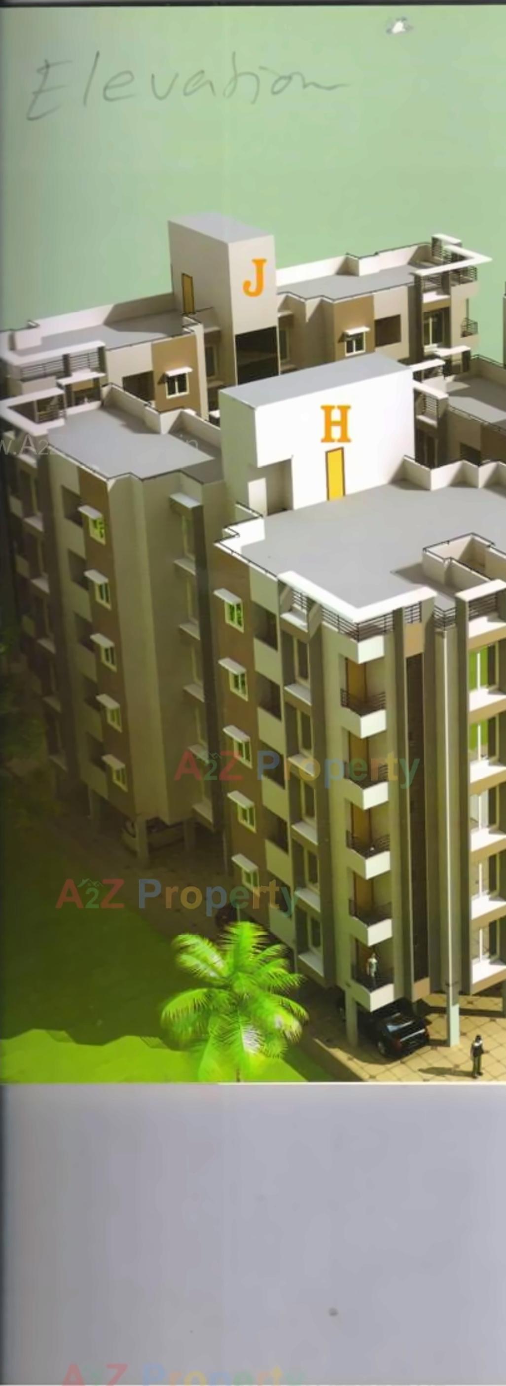 3D Elevation of real estate project Neelkanth Status located at Sardarnagar, Ahmedabad, Gujarat