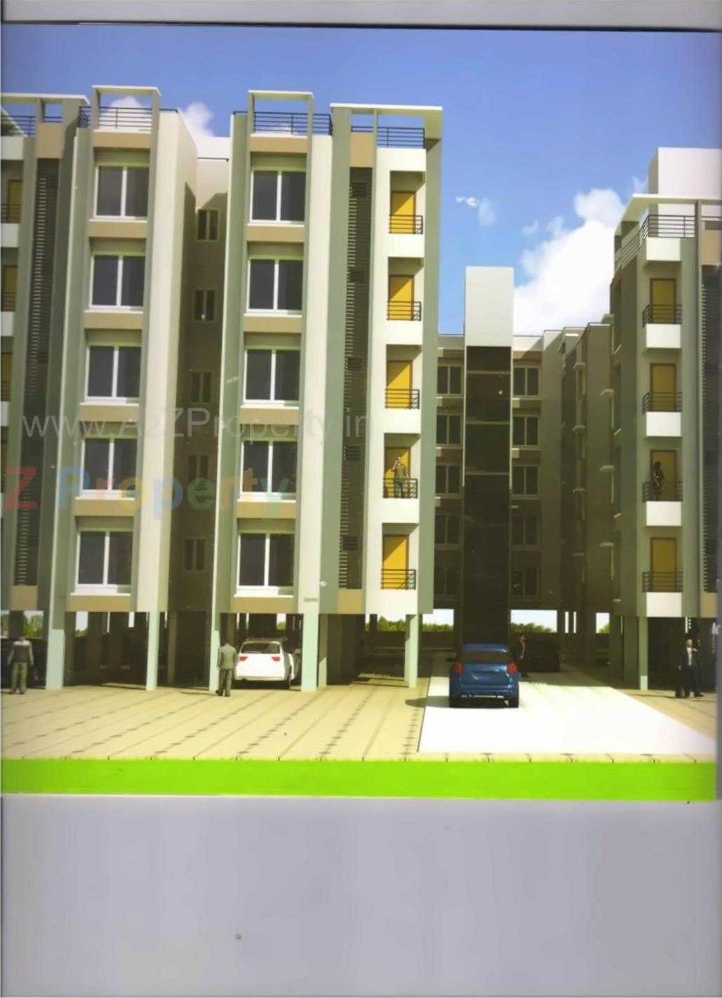 3D Elevation of real estate project Neelkanth Status located at Sardarnagar, Ahmedabad, Gujarat