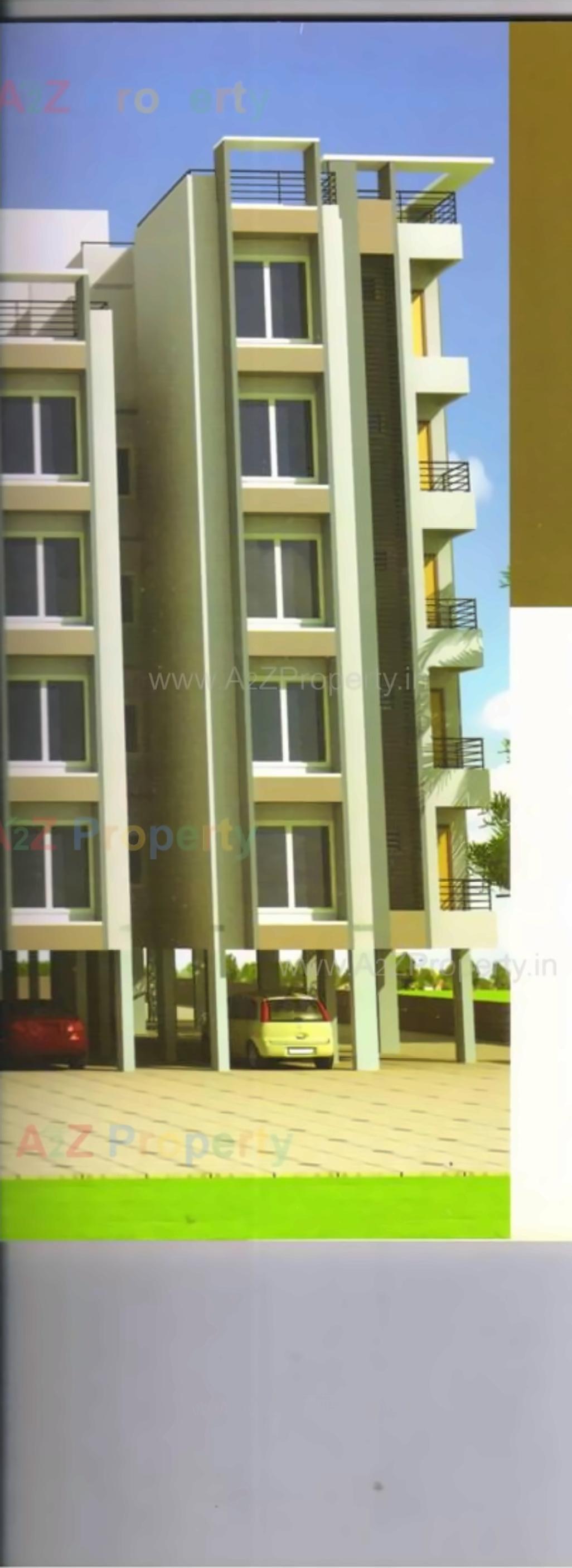 3D Elevation of real estate project Neelkanth Status located at Sardarnagar, Ahmedabad, Gujarat