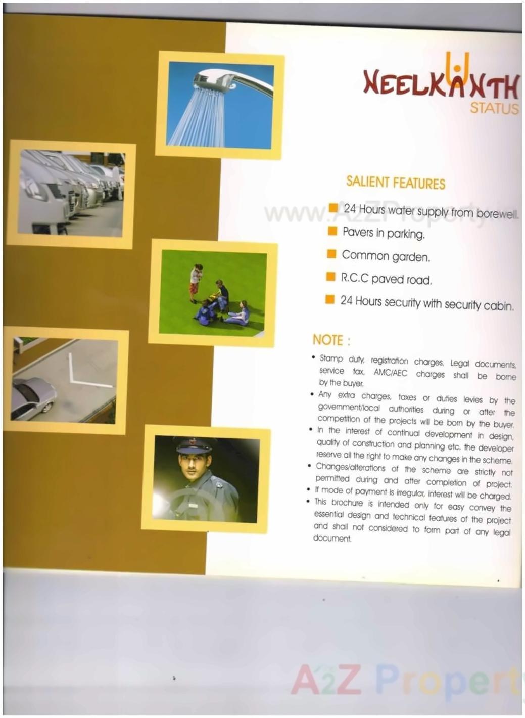  of real estate project Neelkanth Status located at Sardarnagar, Ahmedabad, Gujarat